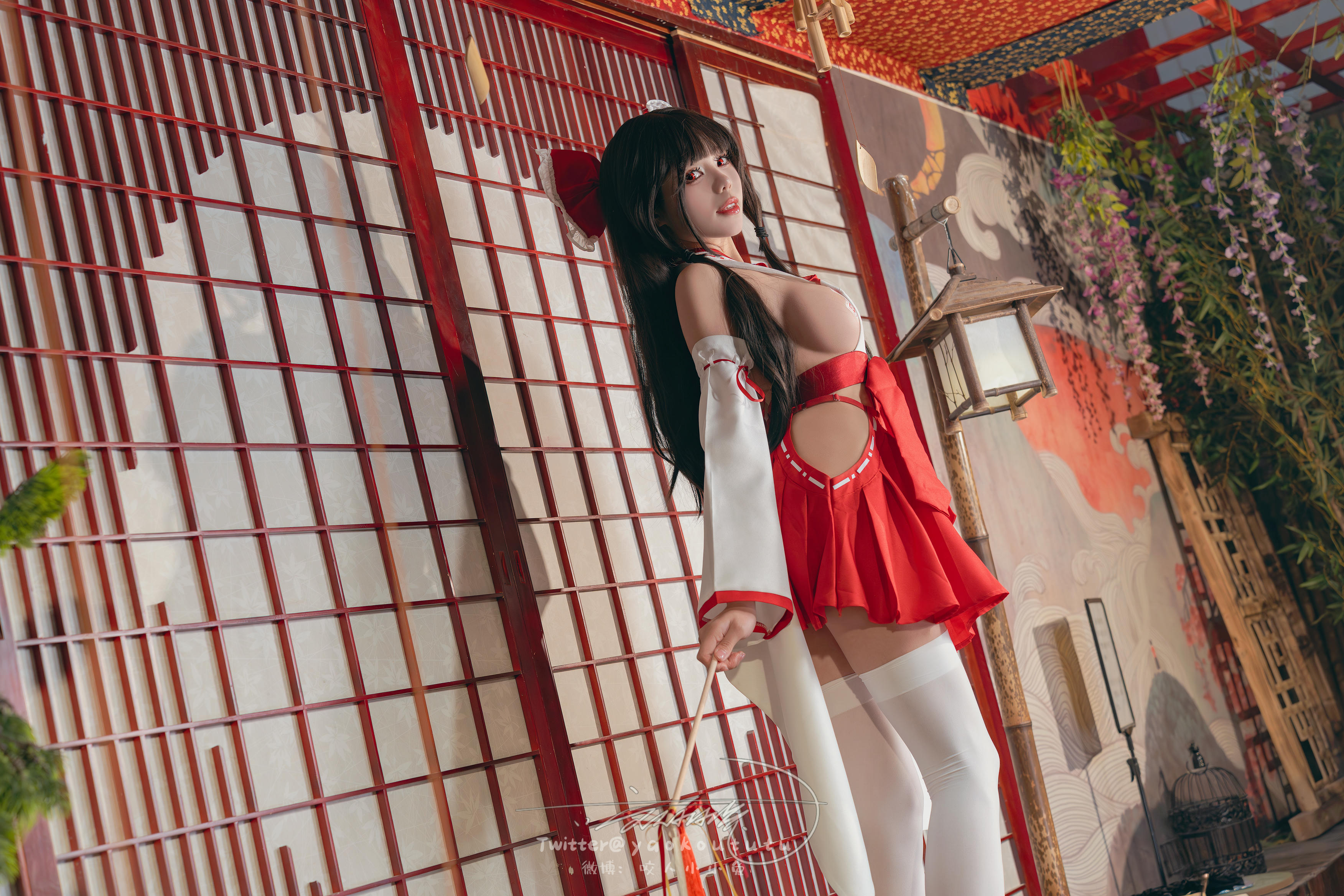 黏黏团子兔 NO.138 咬人小小兔 2402月作品『狐之灵梦』Roly Poly [70P+2V 1.63GB]_第1集