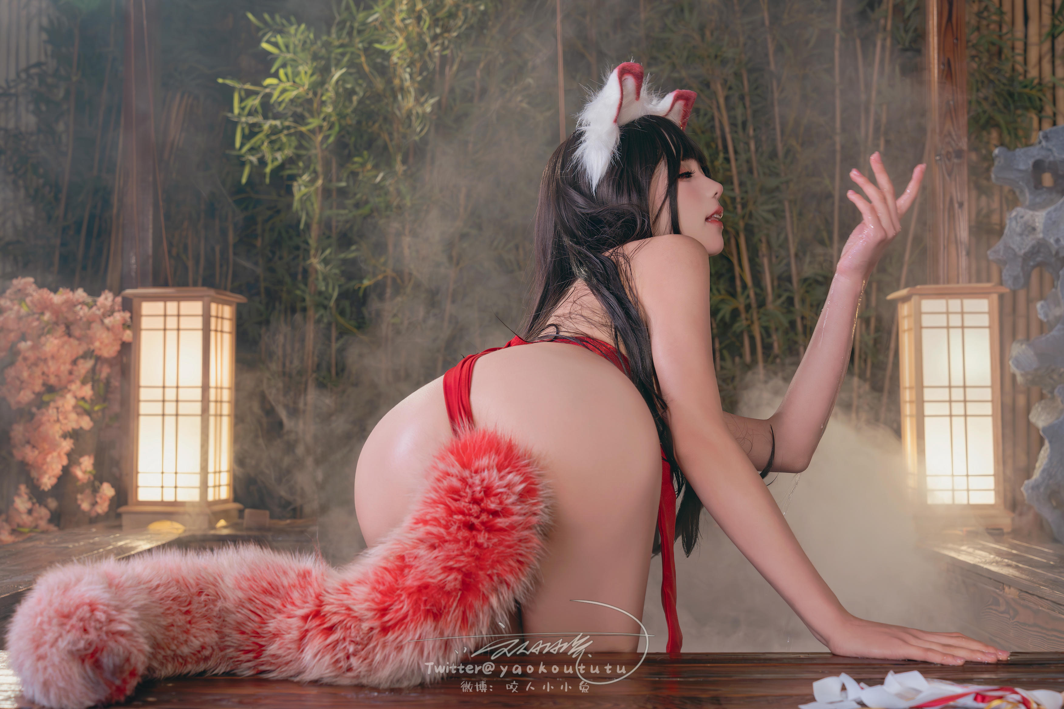 黏黏团子兔 NO.138 咬人小小兔 2402月作品『狐之灵梦』Roly Poly [70P+2V 1.63GB]_第3集