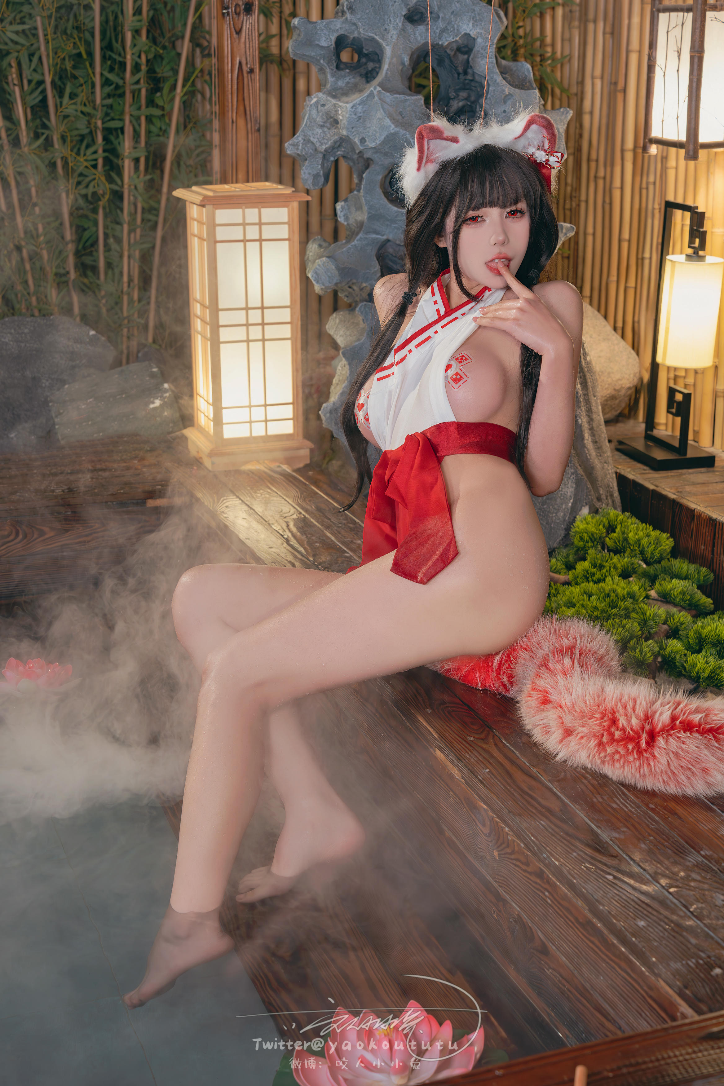 黏黏团子兔 NO.138 咬人小小兔 2402月作品『狐之灵梦』Roly Poly [70P+2V 1.63GB]_第3集