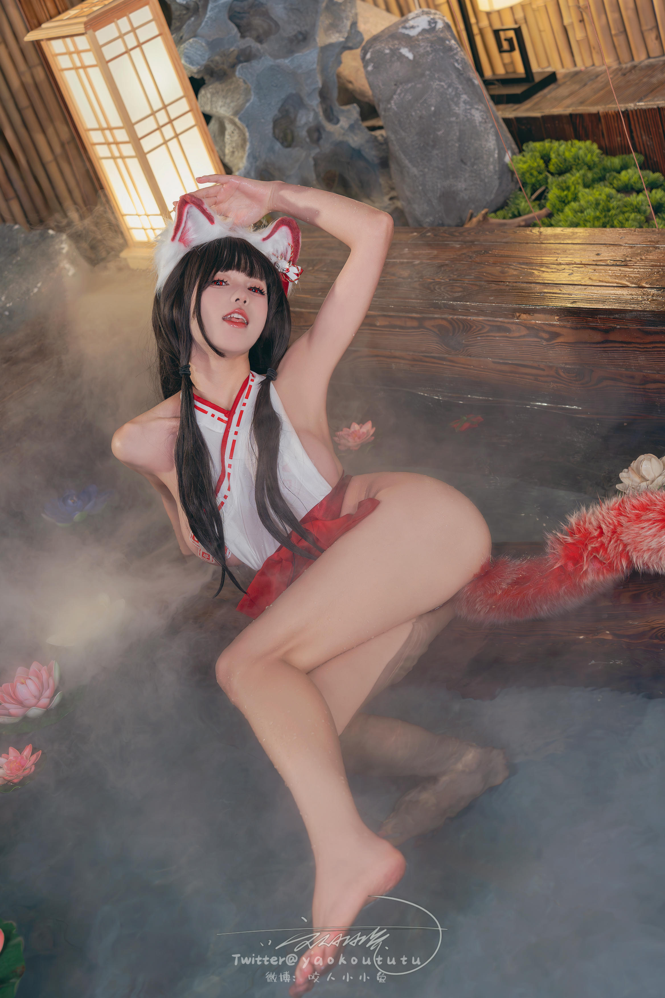 黏黏团子兔 NO.138 咬人小小兔 2402月作品『狐之灵梦』Roly Poly [70P+2V 1.63GB]_第3集