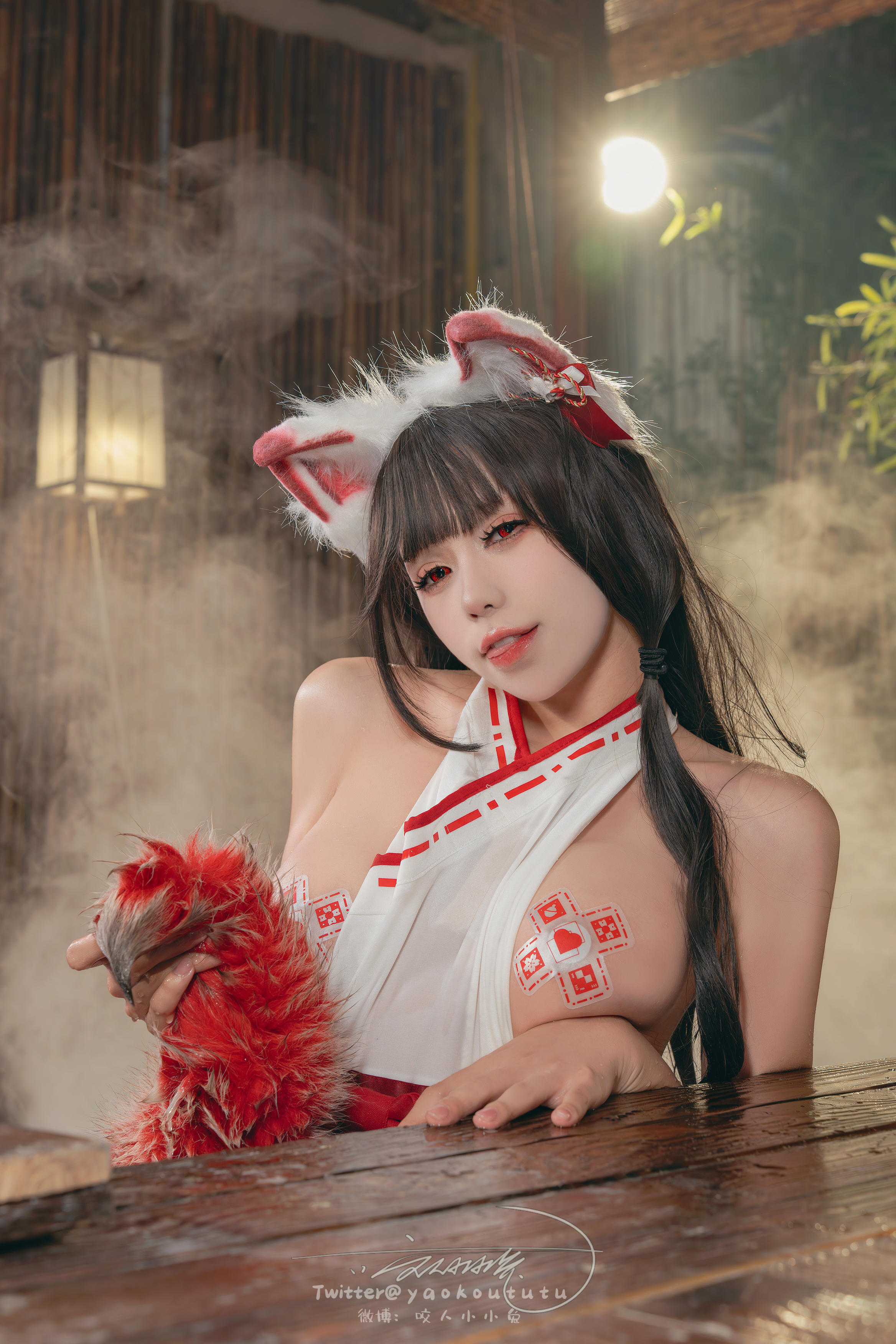 黏黏团子兔 NO.138 咬人小小兔 2402月作品『狐之灵梦』Roly Poly [70P+2V 1.63GB]_第3集