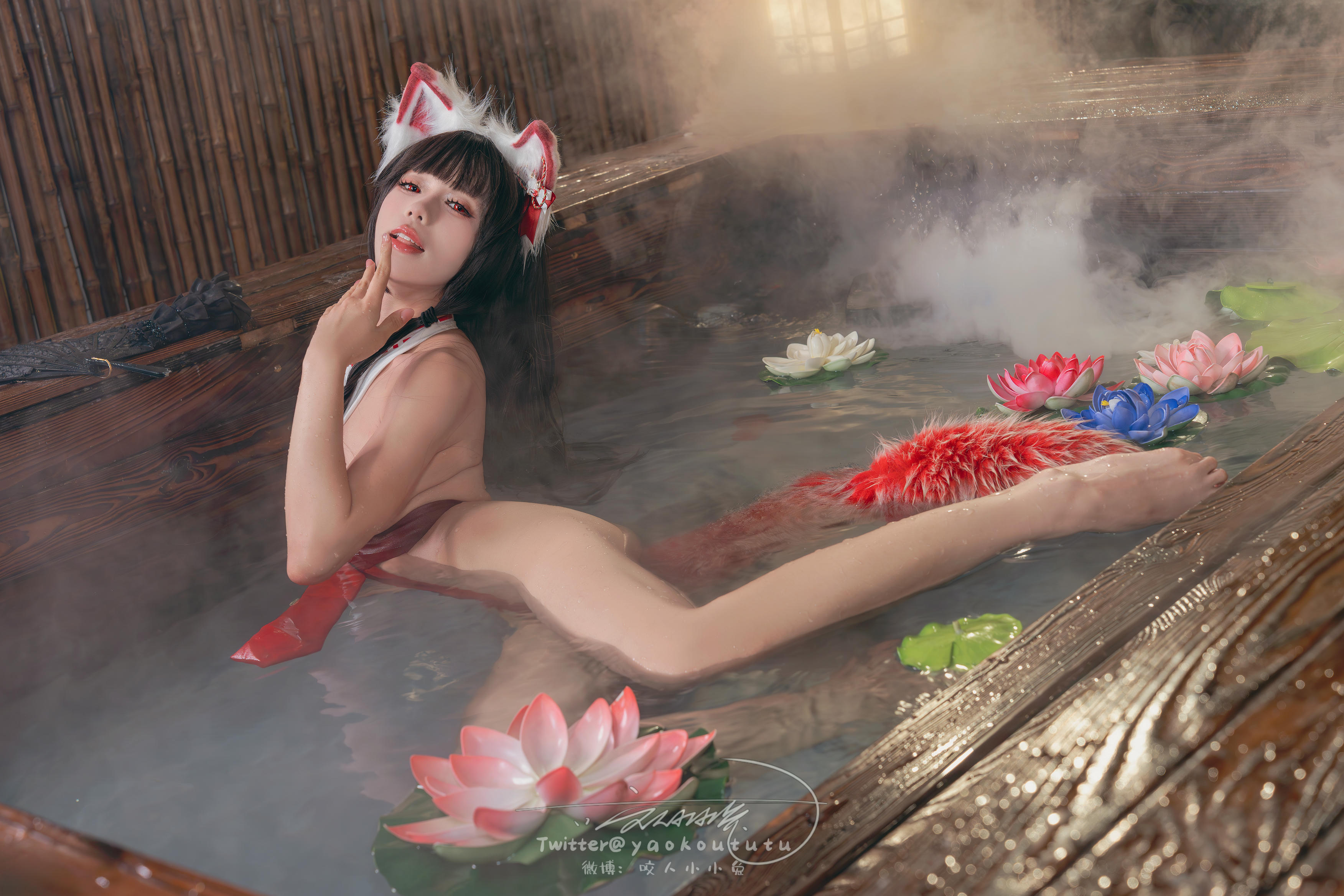 黏黏团子兔 NO.138 咬人小小兔 2402月作品『狐之灵梦』Roly Poly [70P+2V 1.63GB]_第4集