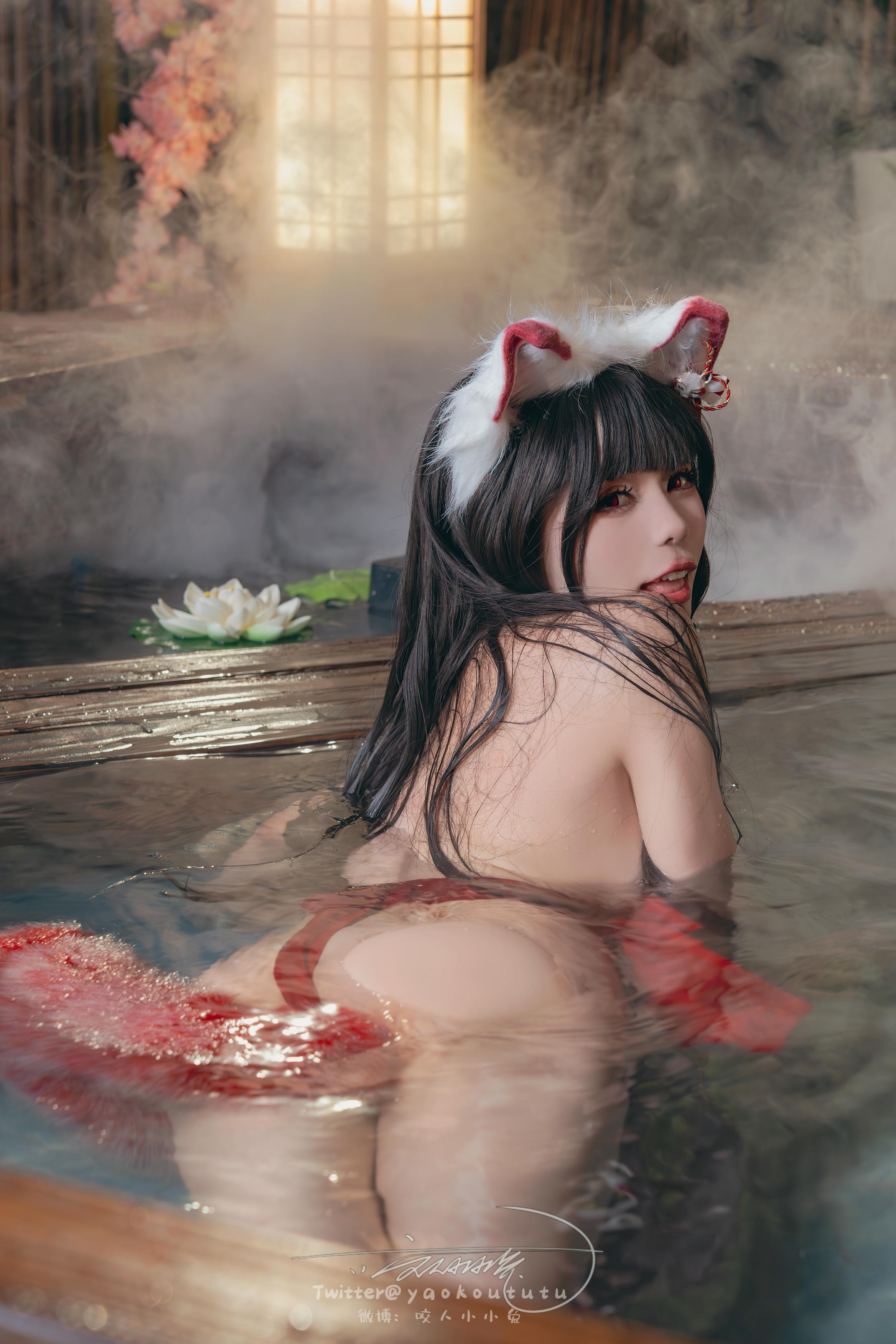 黏黏团子兔 NO.138 咬人小小兔 2402月作品『狐之灵梦』Roly Poly [70P+2V 1.63GB]_第4集