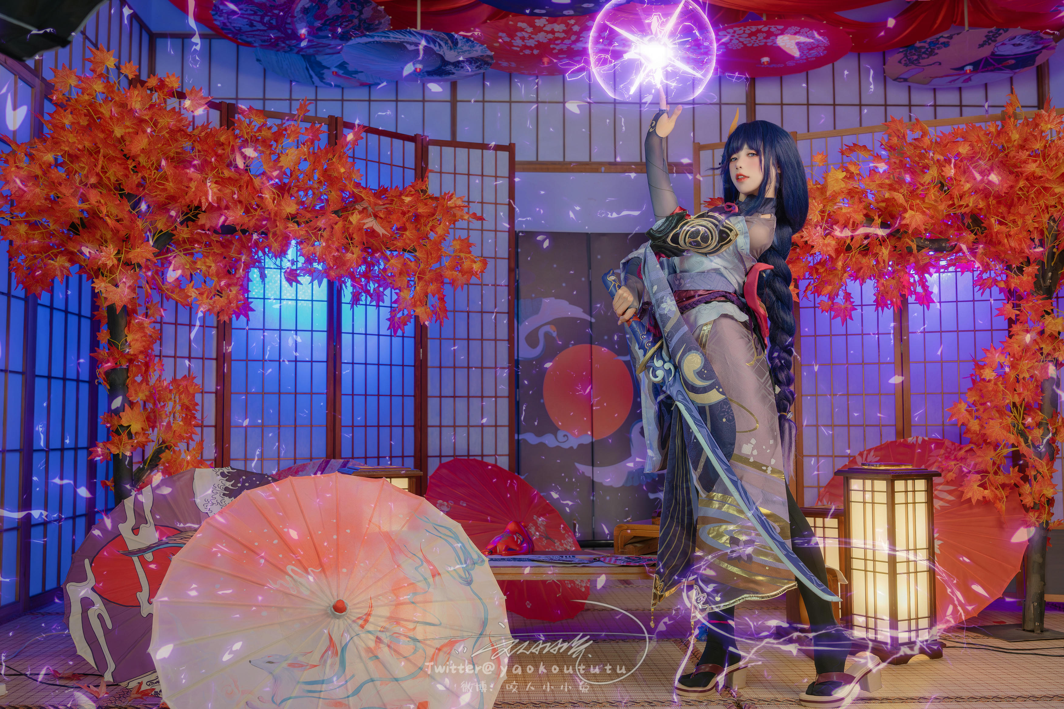 黏黏团子兔 NO.144 咬人小小兔(咬一口兔娘) 2403月作品 原神雷电将军 [76P1V-1.43G]_第1集