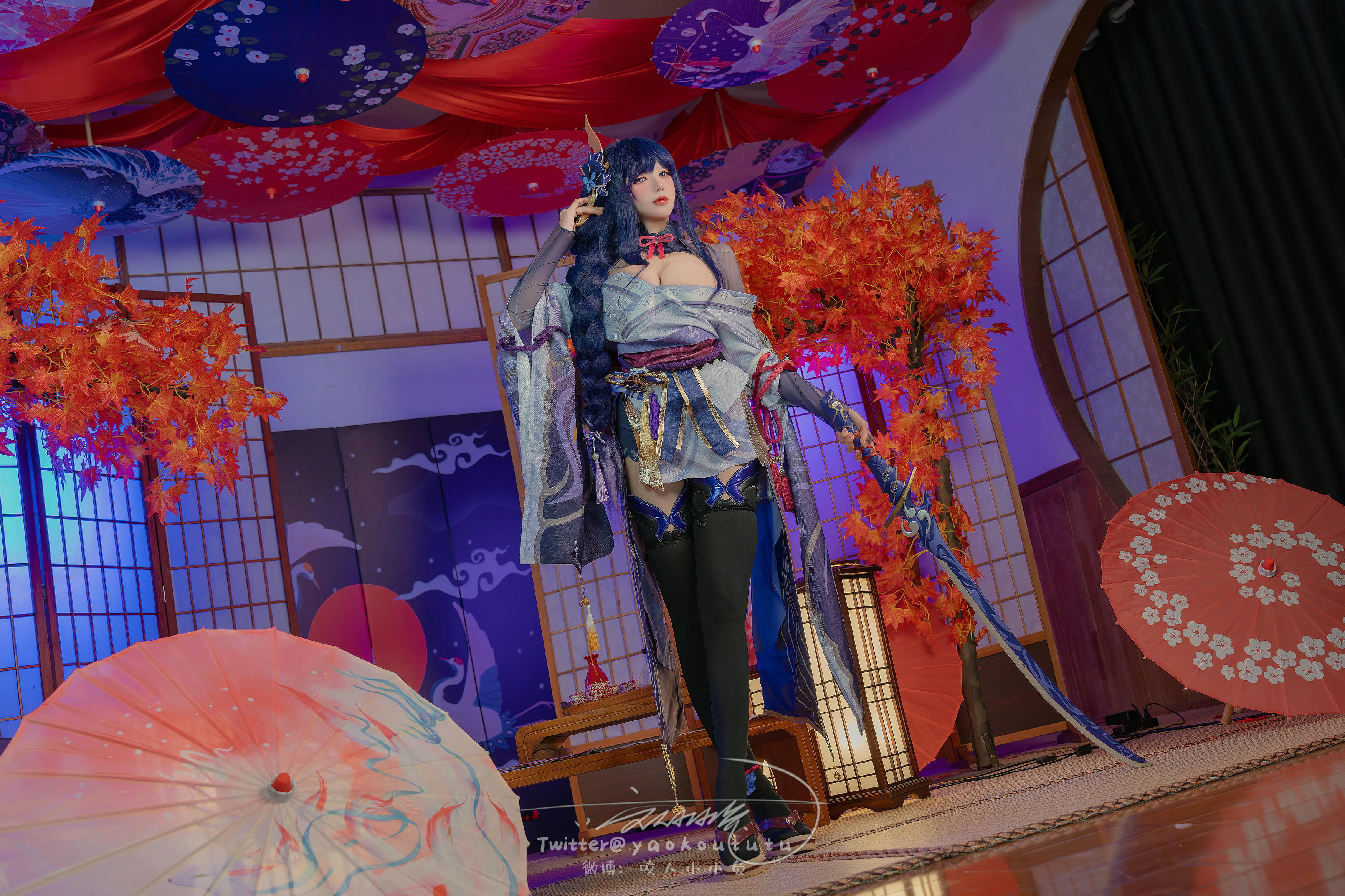 黏黏团子兔 NO.144 咬人小小兔(咬一口兔娘) 2403月作品 原神雷电将军 [76P1V-1.43G]_第1集