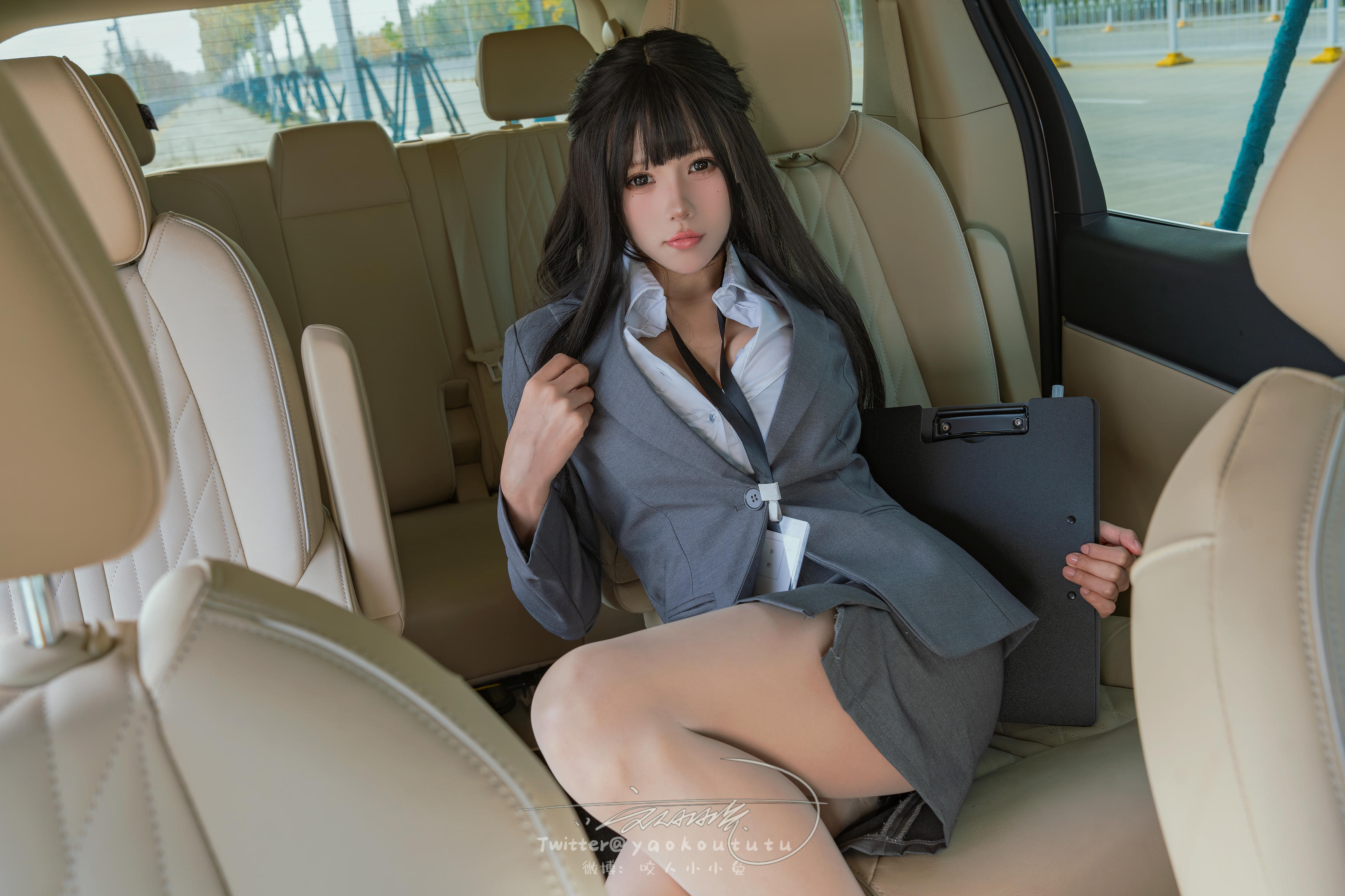 黏黏团子兔 NO.146 咬人小小兔(咬一口兔娘) 2403月作品『业务部潜规则』小剧场 [74P1V 1.56GB]_第1集