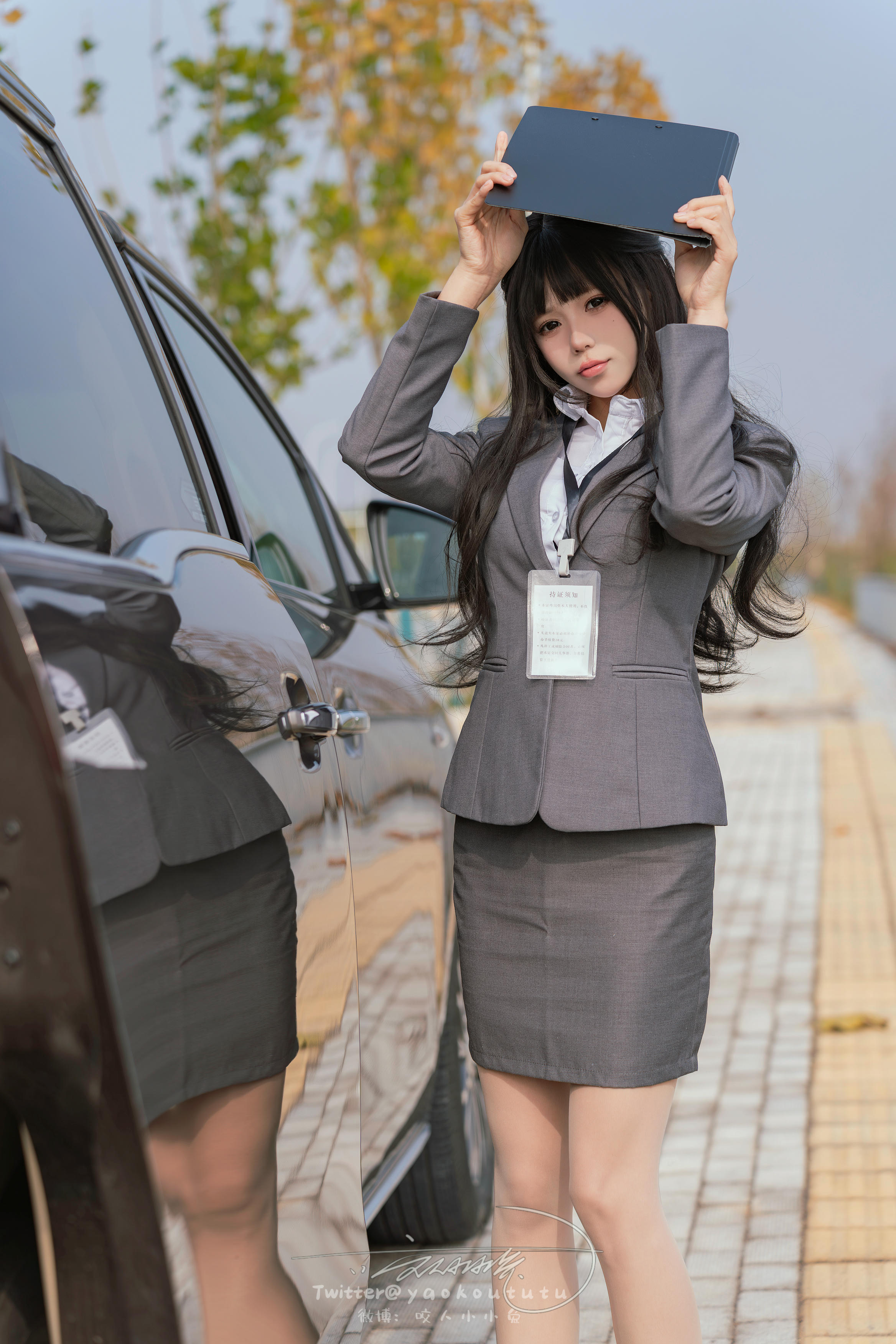 黏黏团子兔 NO.146 咬人小小兔(咬一口兔娘) 2403月作品『业务部潜规则』小剧场 [74P1V 1.56GB]_第1集