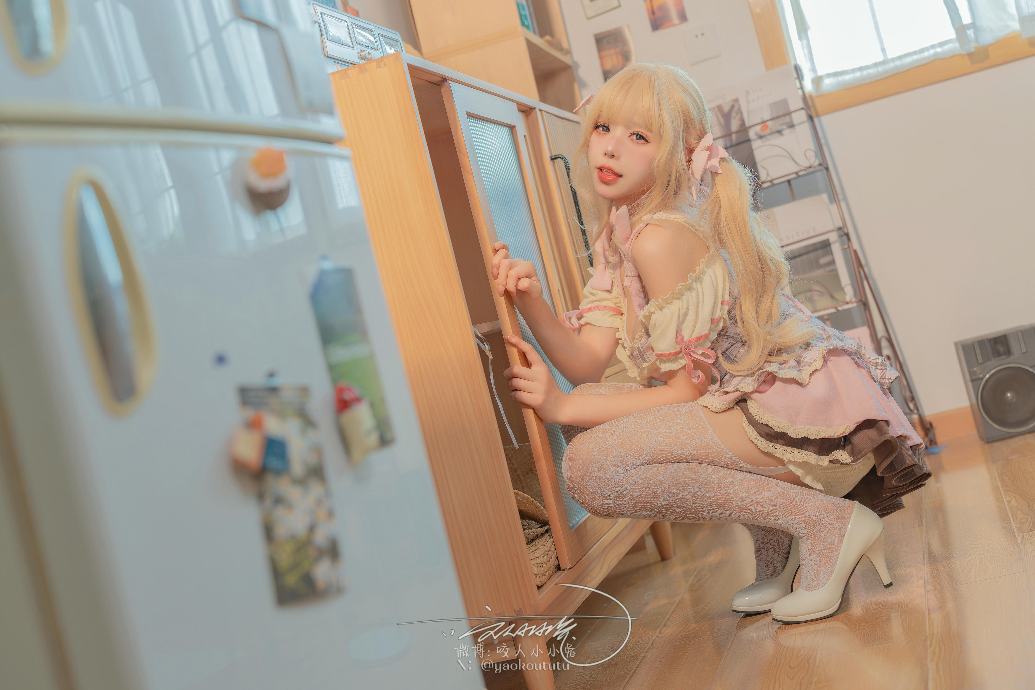 黏黏团子兔 NO.148 咬人小小兔(咬一口兔娘) 2403月作品『居家甜妹』超级敏感 [76P+1V 1.63GB]_第1集