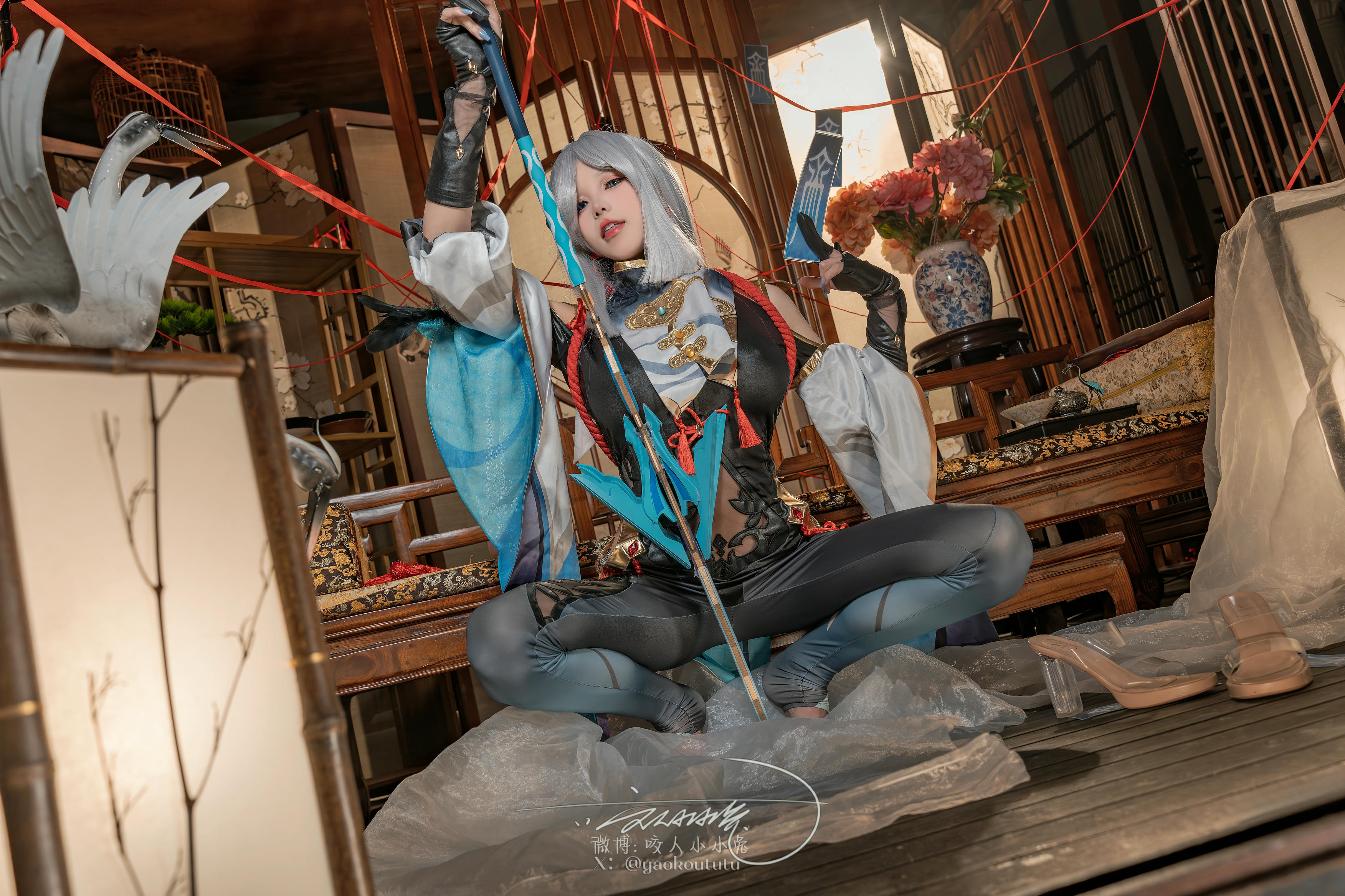 黏黏团子兔 NO.153 咬人小小兔 2404月作品『申鹤-明枪』小剧场 [73P+1V 1.21GB]_第2集