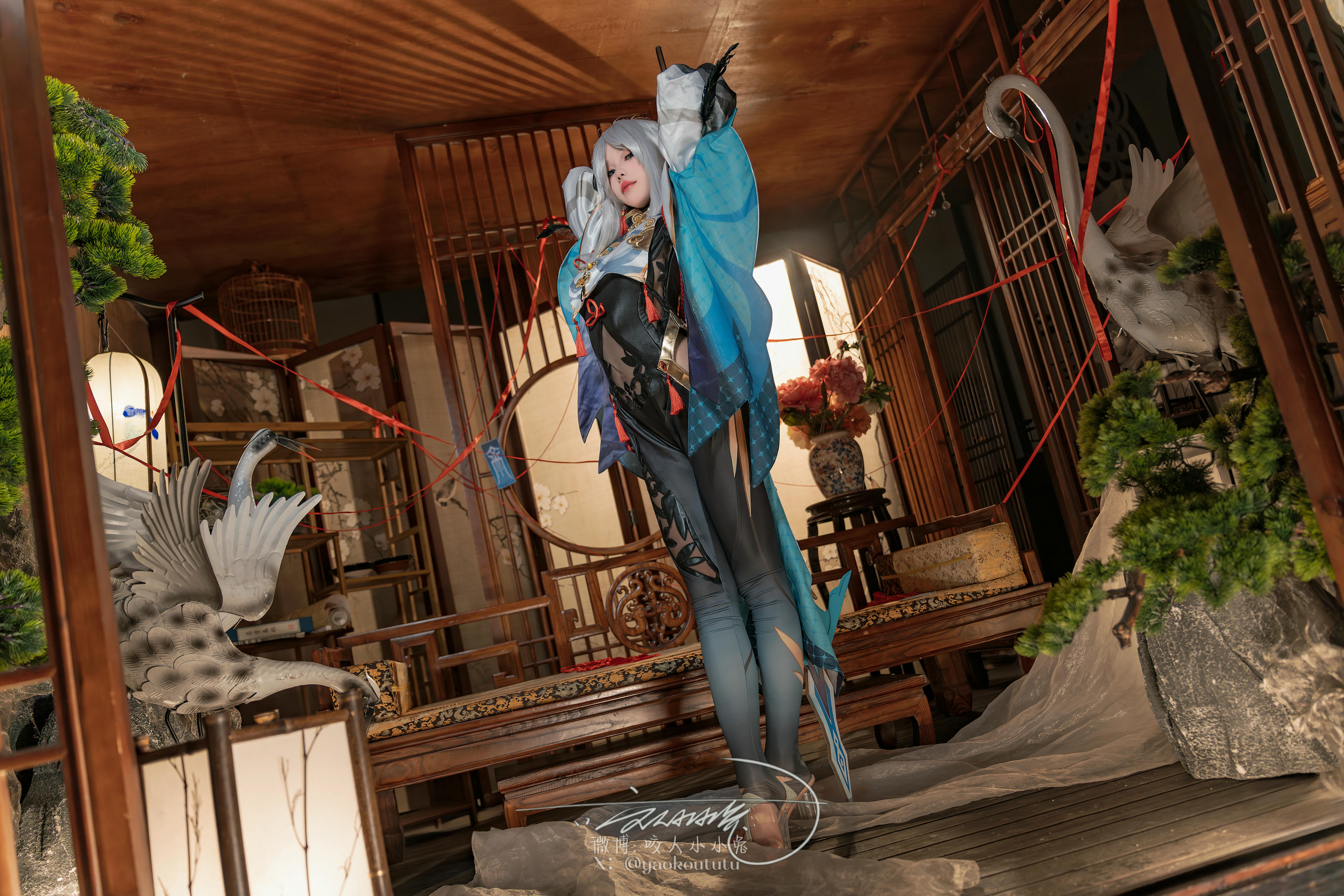 黏黏团子兔 NO.153 咬人小小兔 2404月作品『申鹤-明枪』小剧场 [73P+1V 1.21GB]_第1集