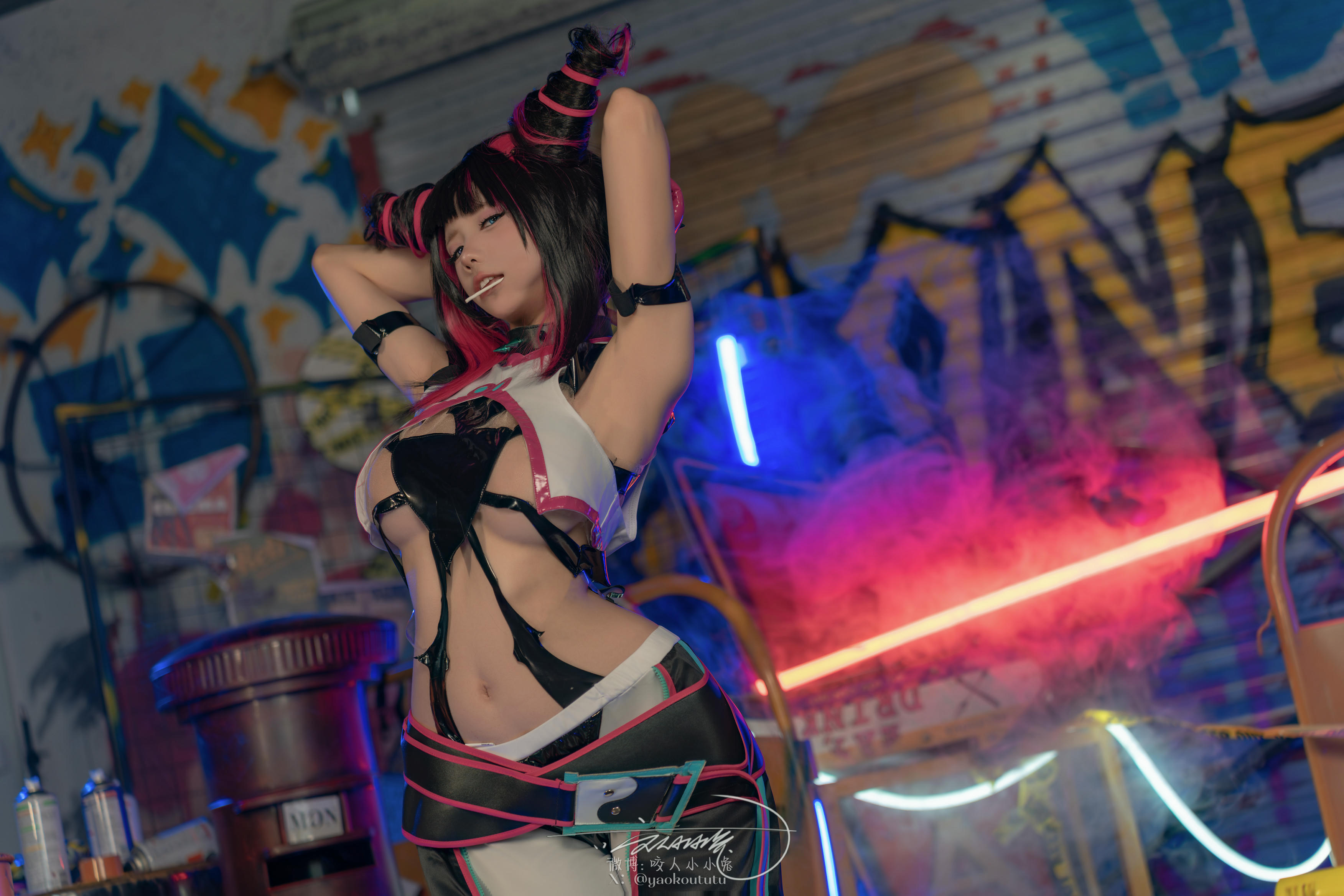 黏黏团子兔 NO.159 咬人小小兔 五月作品『街霸-韩蛛俐』 [81P1V-1.39GB]_第1集