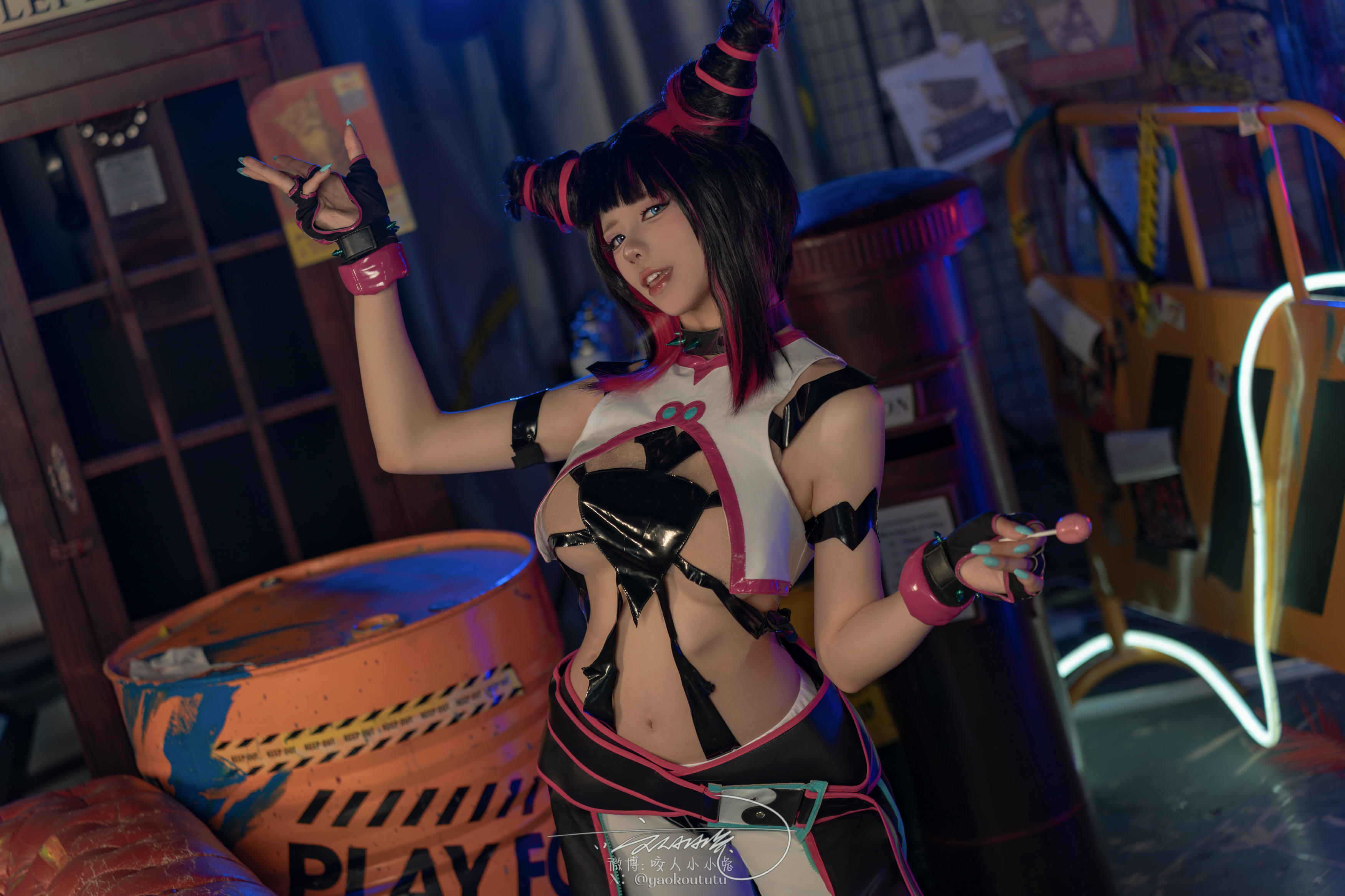 黏黏团子兔 NO.159 咬人小小兔 五月作品『街霸-韩蛛俐』 [81P1V-1.39GB]_第1集