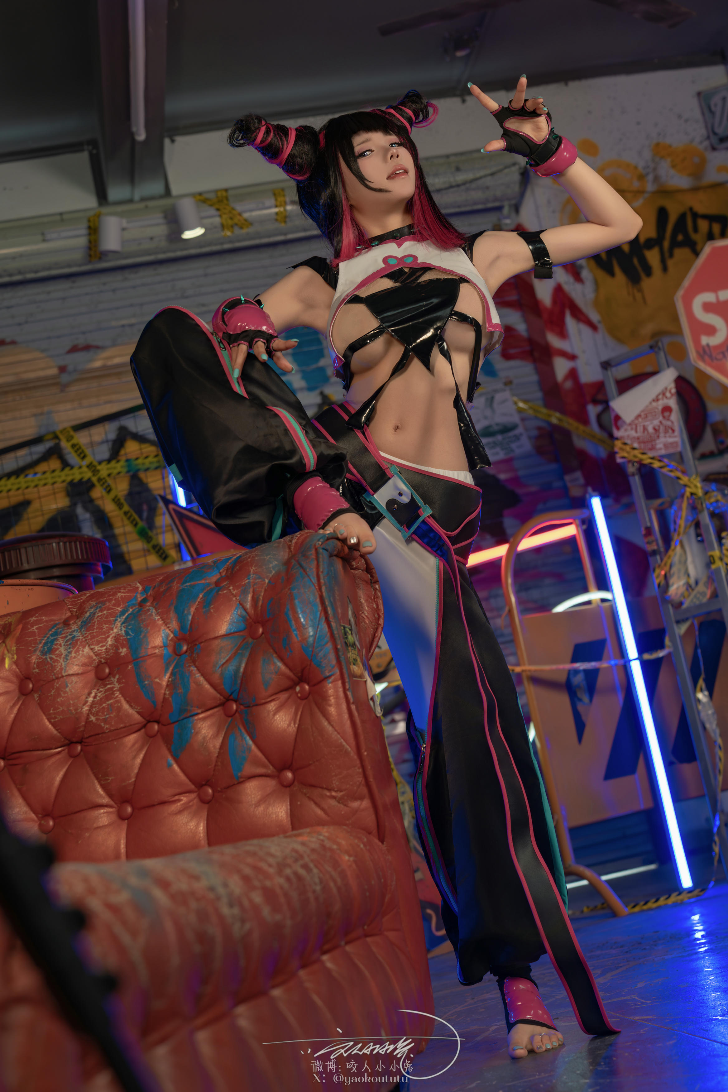 黏黏团子兔 NO.159 咬人小小兔 五月作品『街霸-韩蛛俐』 [81P1V-1.39GB]_第1集