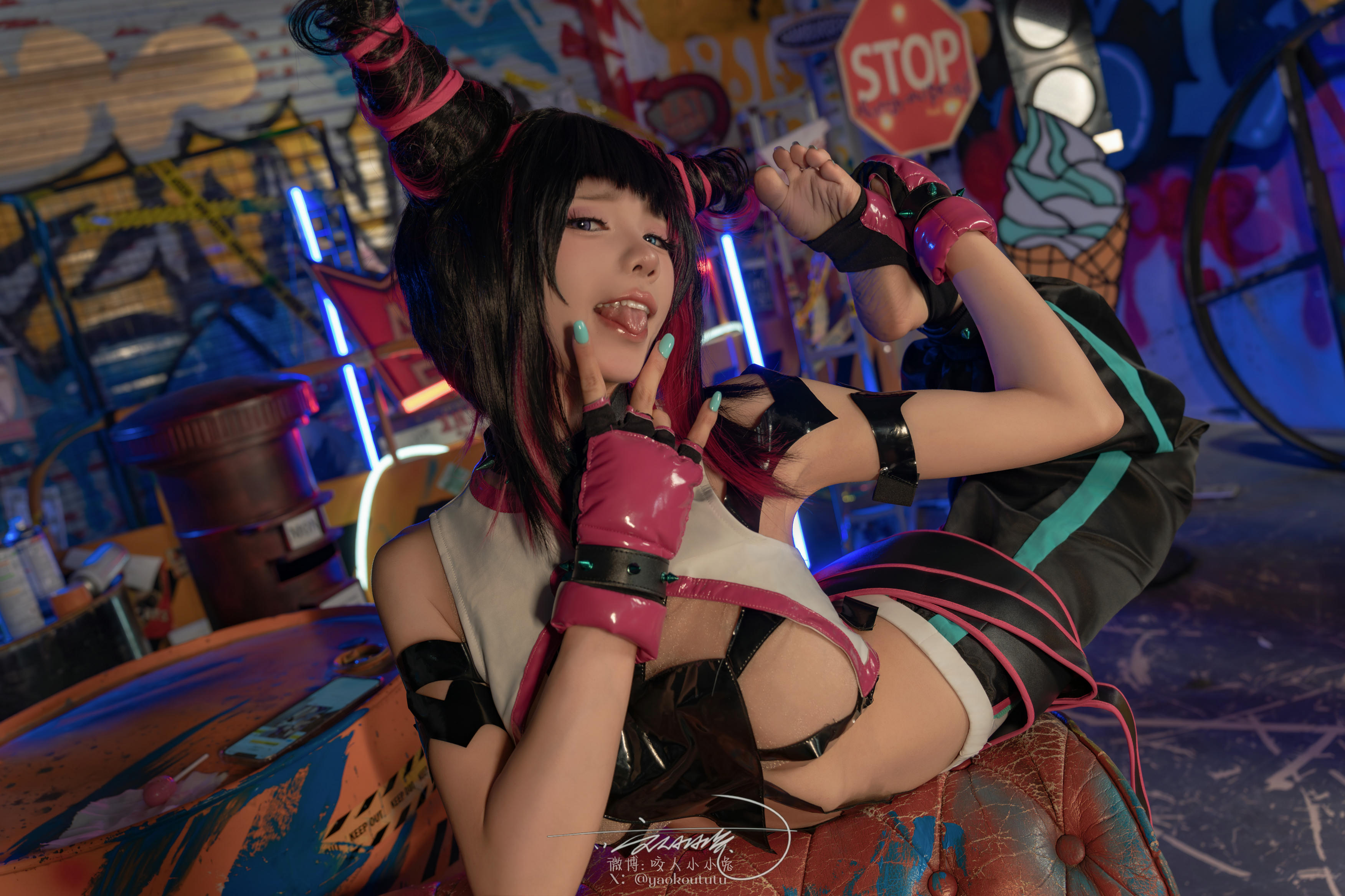 黏黏团子兔 NO.159 咬人小小兔 五月作品『街霸-韩蛛俐』 [81P1V-1.39GB]_第2集