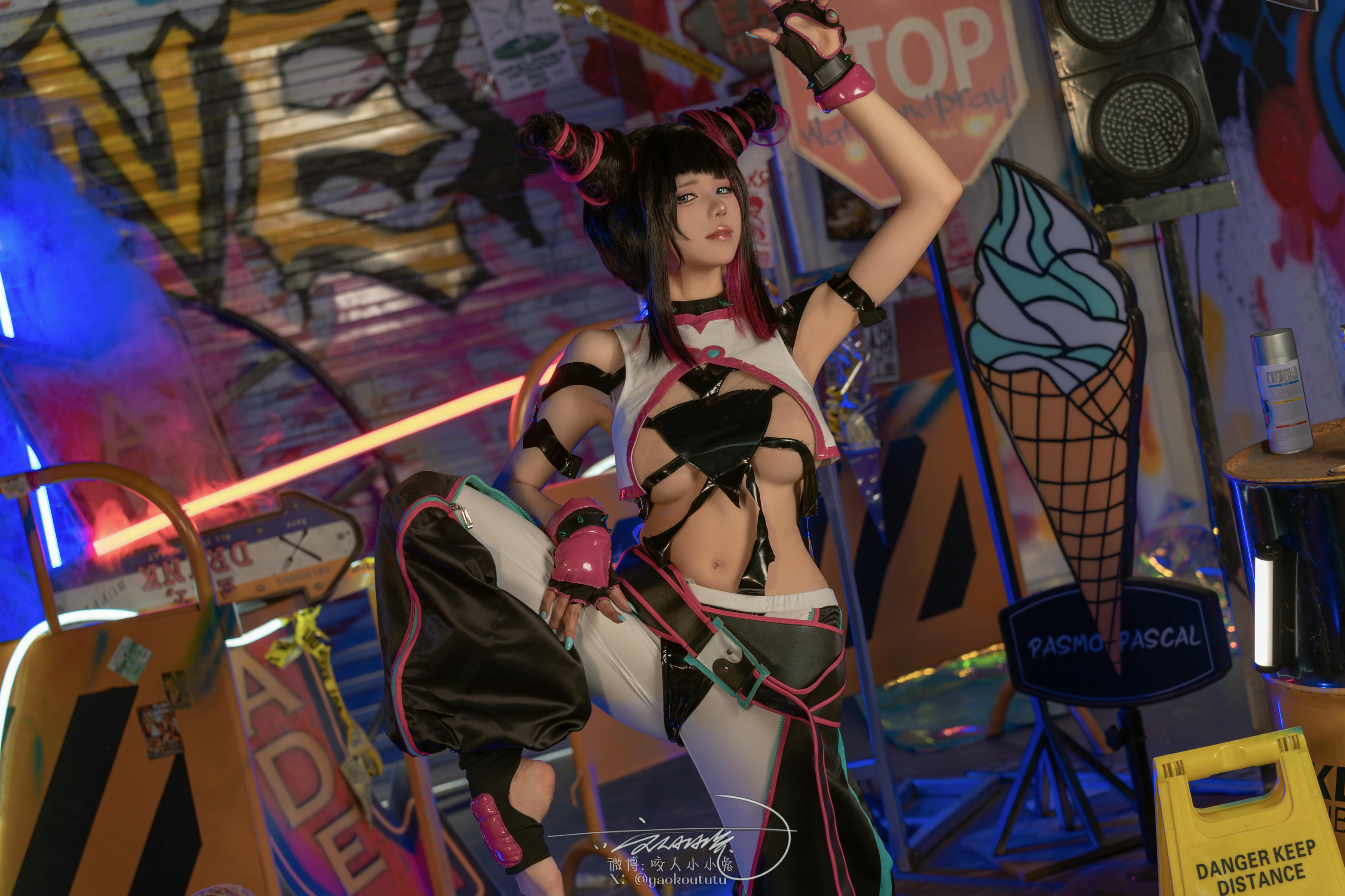 黏黏团子兔 NO.159 咬人小小兔 五月作品『街霸-韩蛛俐』 [81P1V-1.39GB]_第2集