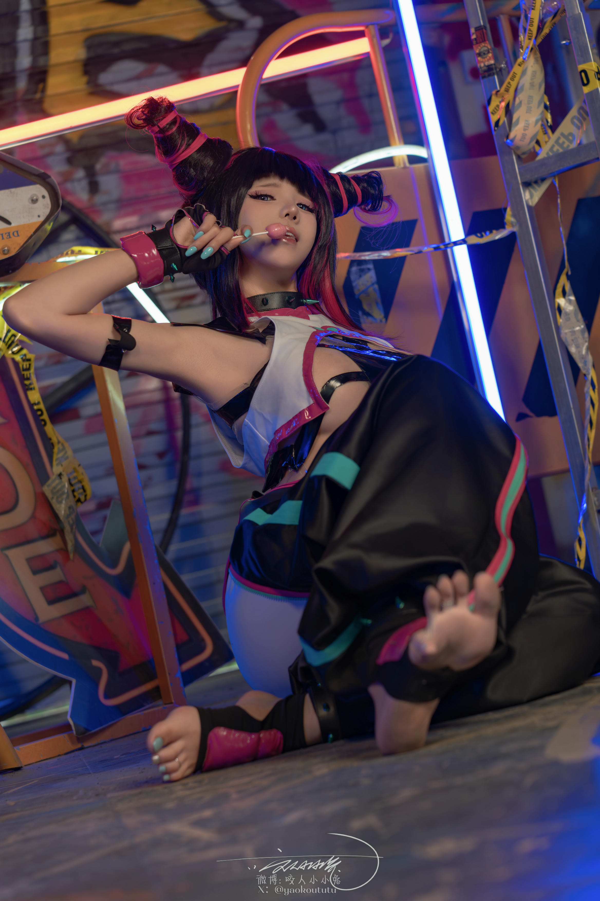 黏黏团子兔 NO.159 咬人小小兔 五月作品『街霸-韩蛛俐』 [81P1V-1.39GB]_第2集