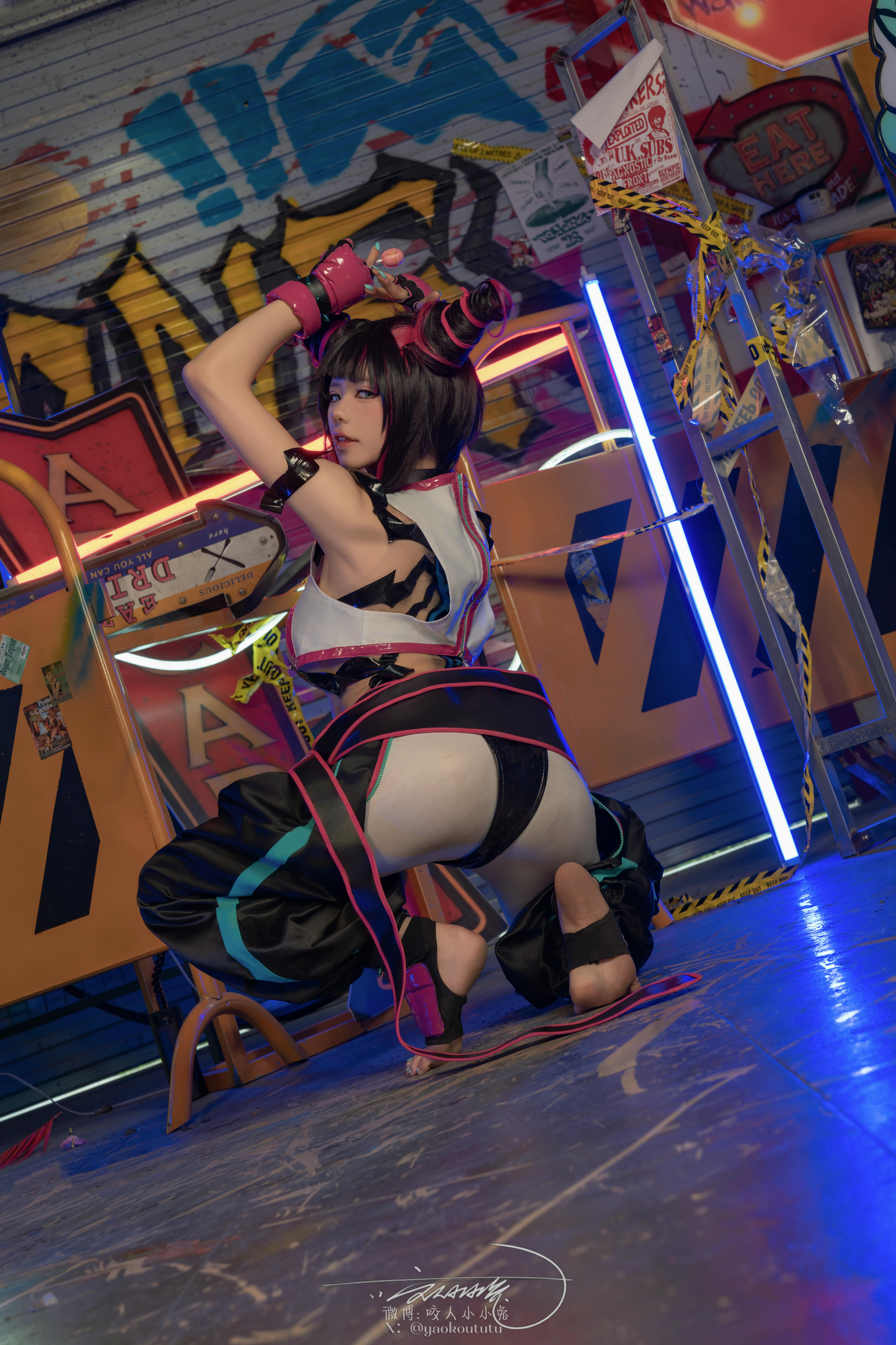 黏黏团子兔 NO.159 咬人小小兔 五月作品『街霸-韩蛛俐』 [81P1V-1.39GB]_第3集