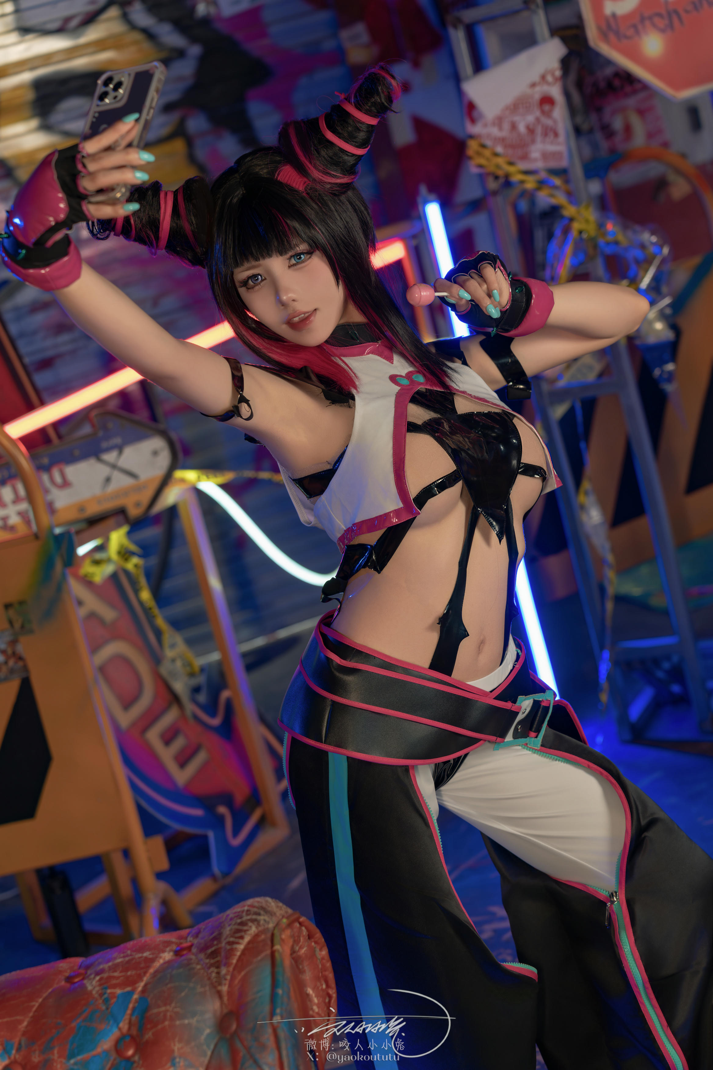 黏黏团子兔 NO.159 咬人小小兔 五月作品『街霸-韩蛛俐』 [81P1V-1.39GB]_第1集