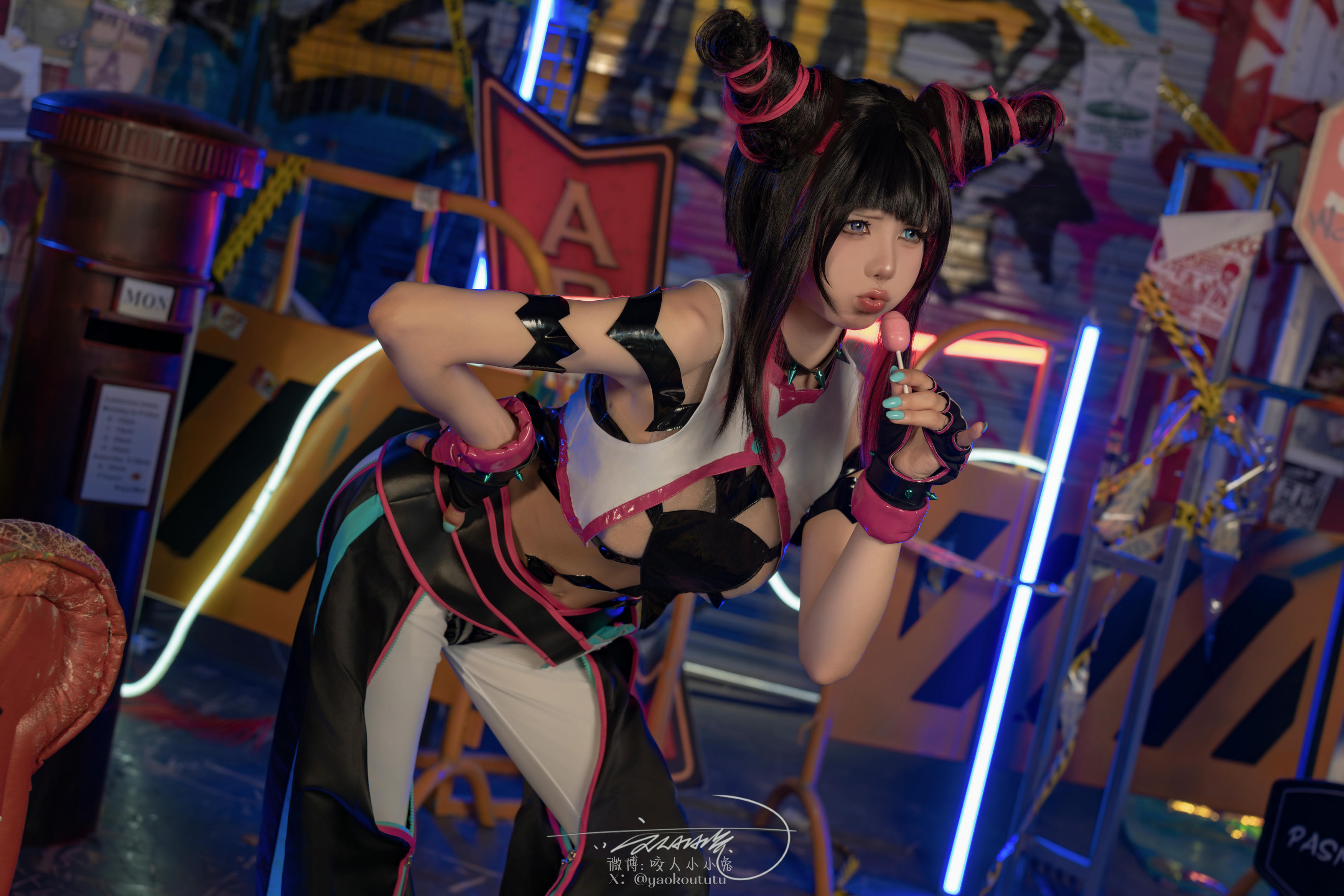 黏黏团子兔 NO.159 咬人小小兔 五月作品『街霸-韩蛛俐』 [81P1V-1.39GB]_第1集