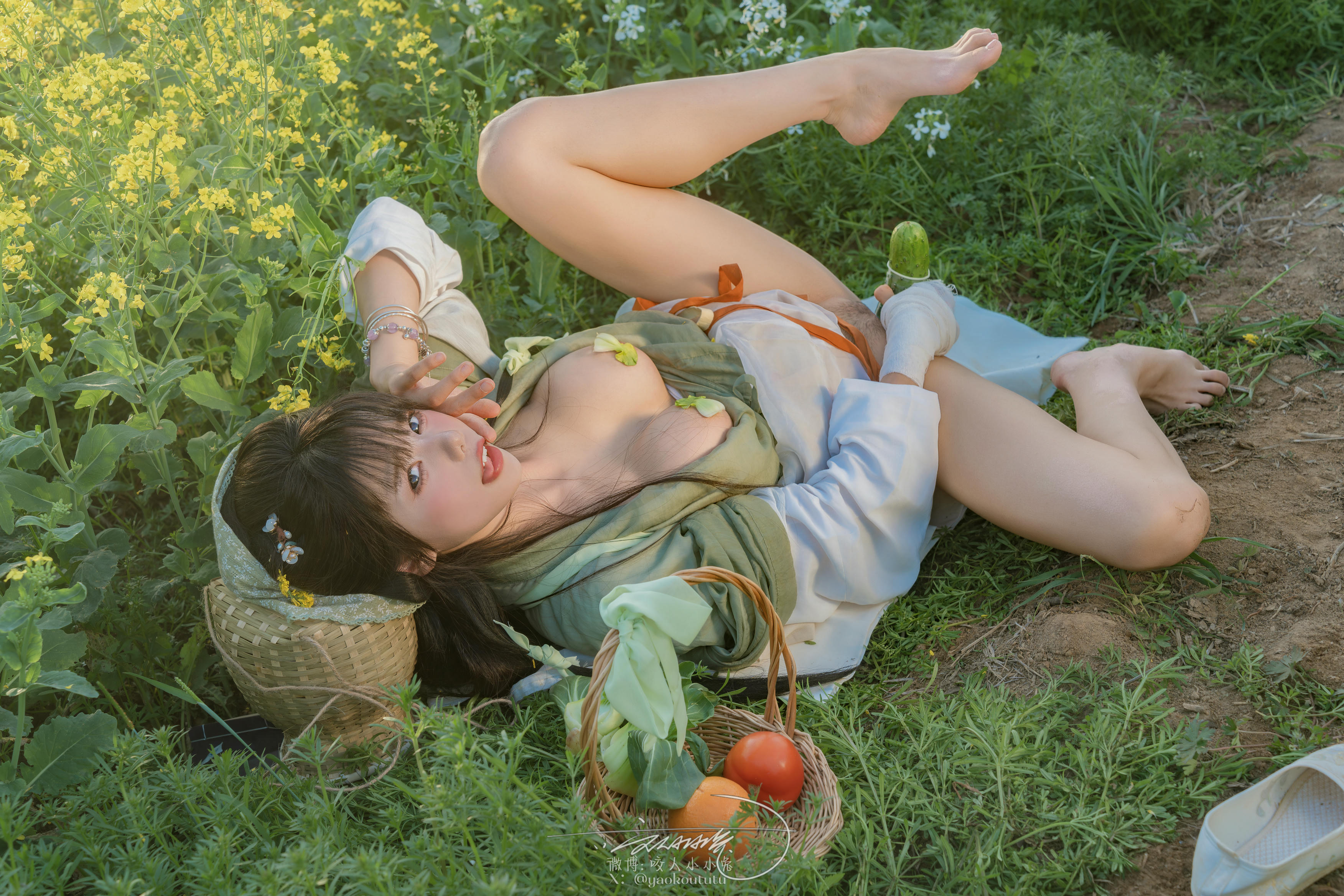 黏黏团子兔 NO.162 咬人小小兔 五月作品『田耕记』 [74P1V-1.81GB]_第4集