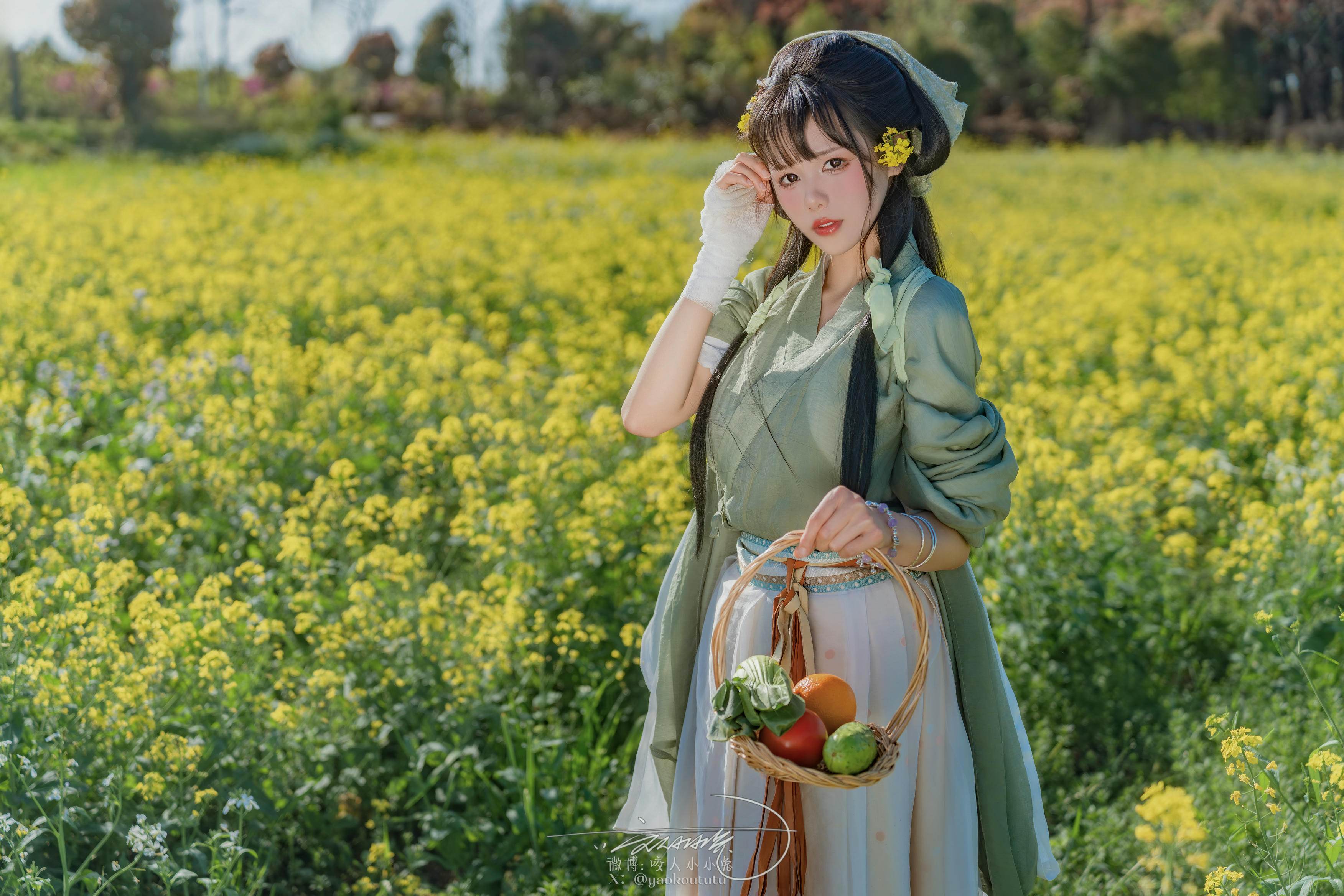 黏黏团子兔 NO.162 咬人小小兔 五月作品『田耕记』 [74P1V-1.81GB]_第1集