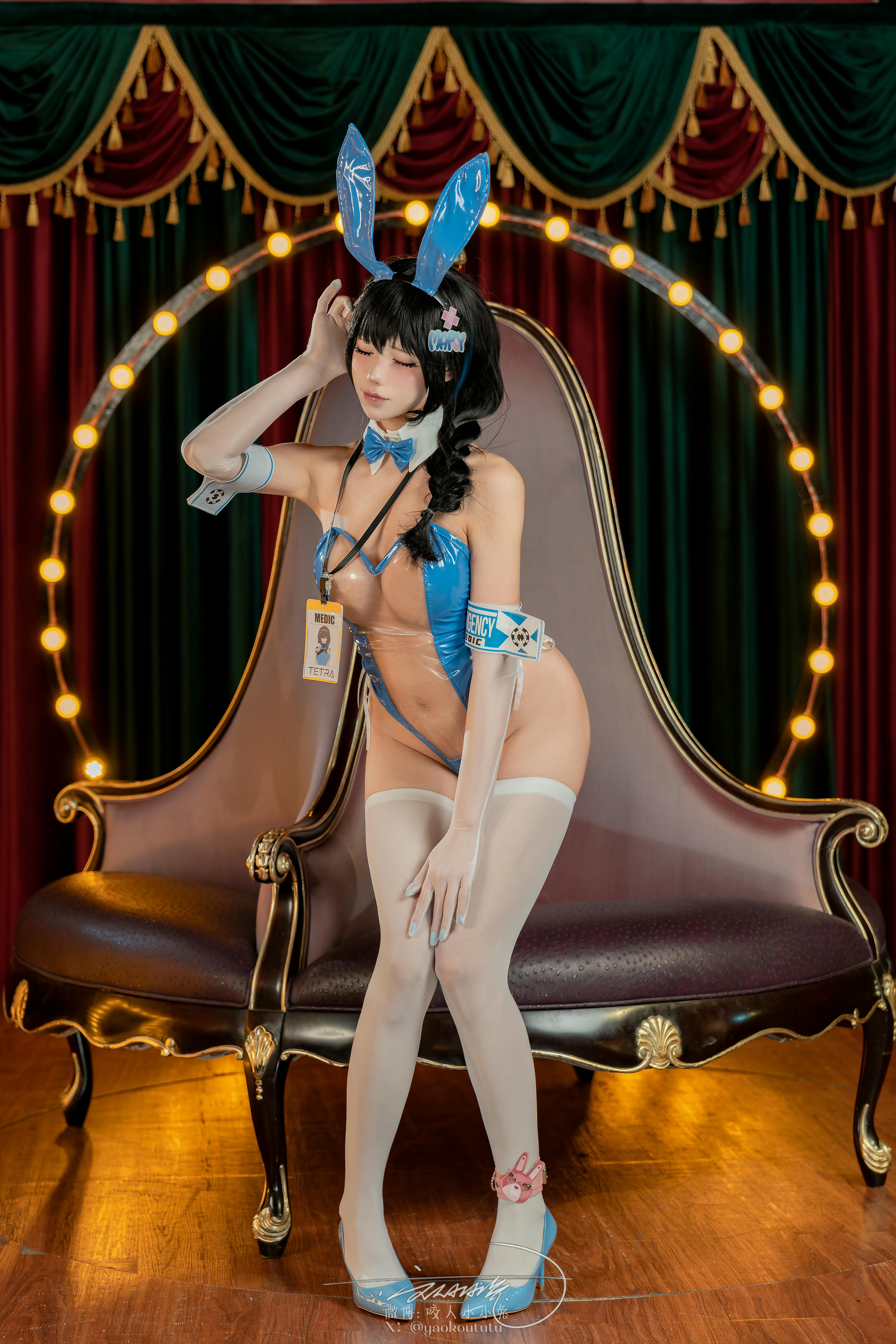 黏黏团子兔 NO.169 咬人小小兔 7月作品『医疗兔-梅里』不得不爱 [78P+1V 1.32GB]_第1集