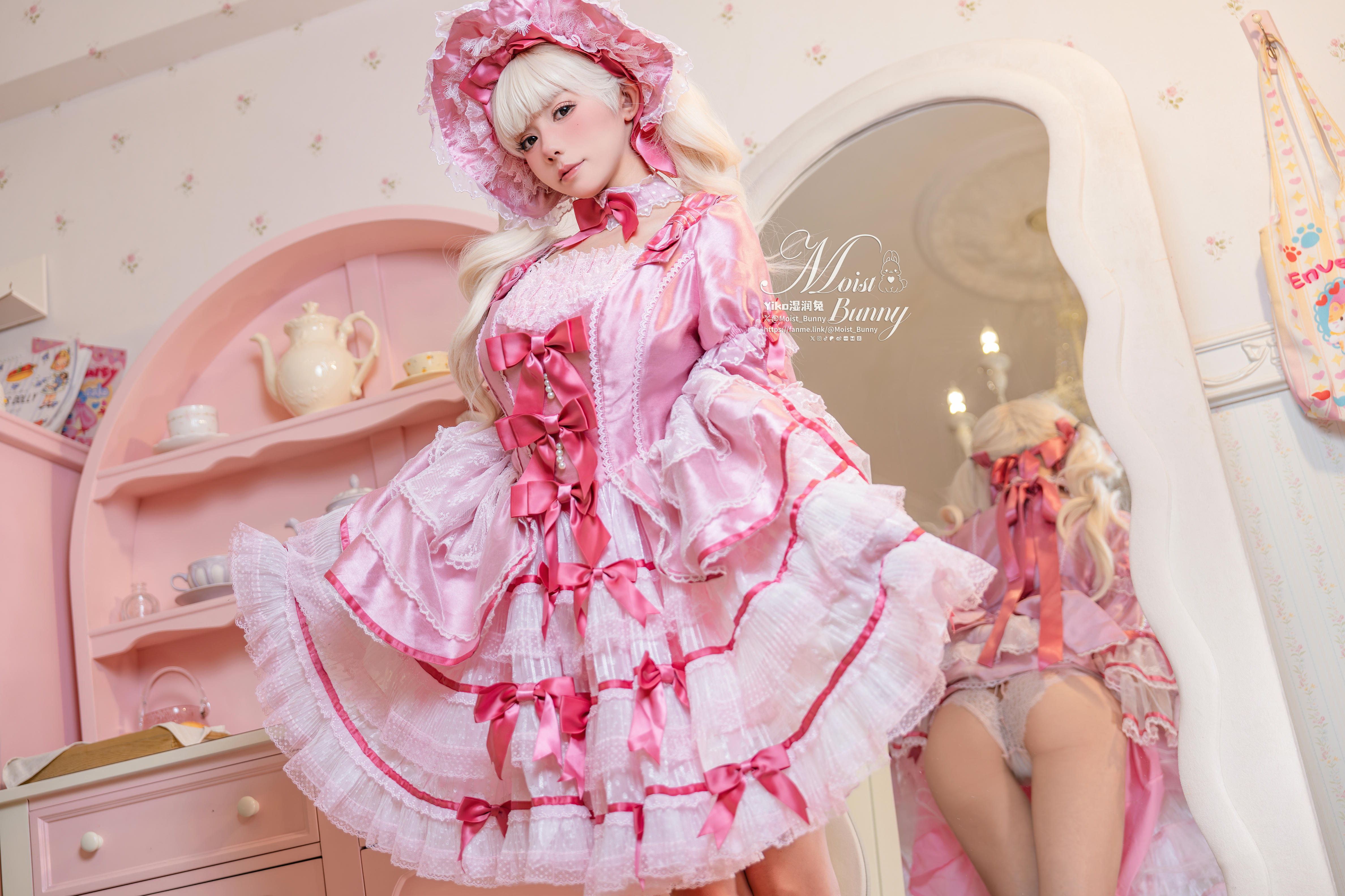 Yiko湿润兔 NO.208 25.01月作品『丝绒粉黛』小舞蹈 [86P 2V 3.61G]_第2集