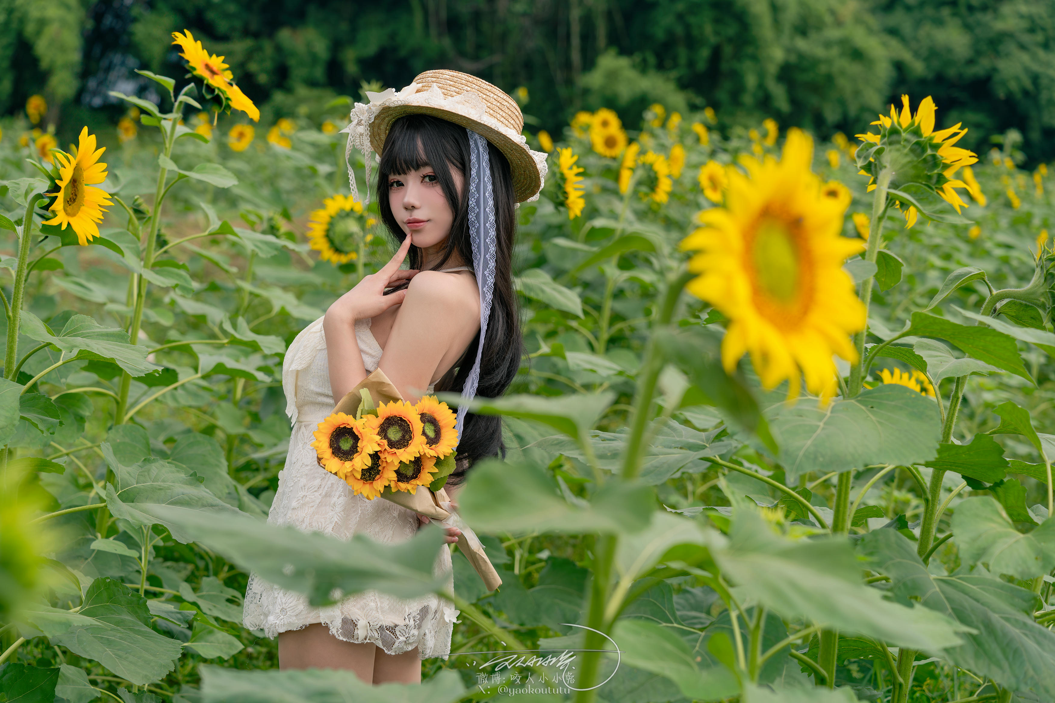 黏黏团子兔 NO.173 咬人小小兔 7月作品『夏の葵』Summertime [73P1V 1.52GB]_第1集