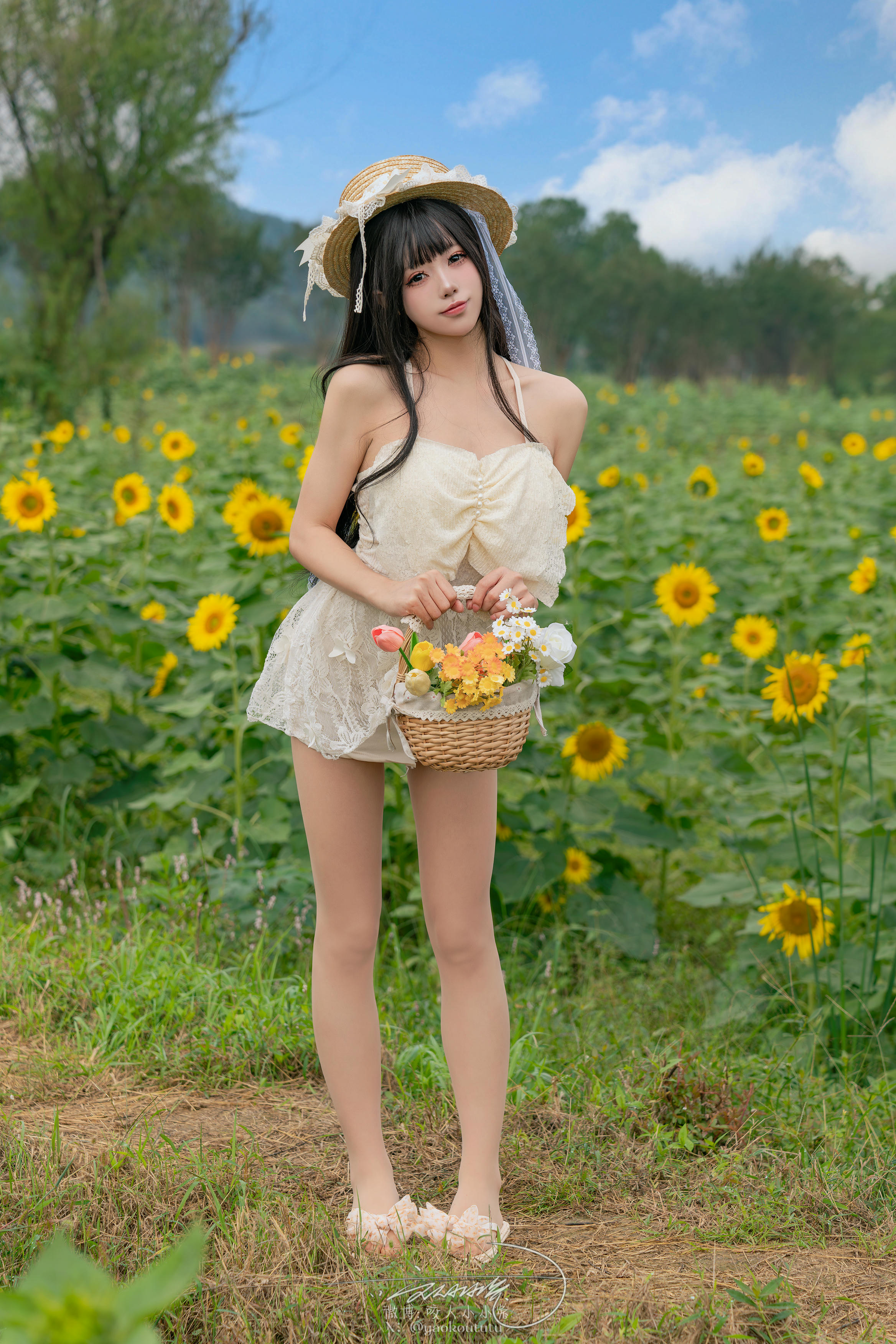 黏黏团子兔 NO.173 咬人小小兔 7月作品『夏の葵』Summertime [73P1V 1.52GB]_第1集