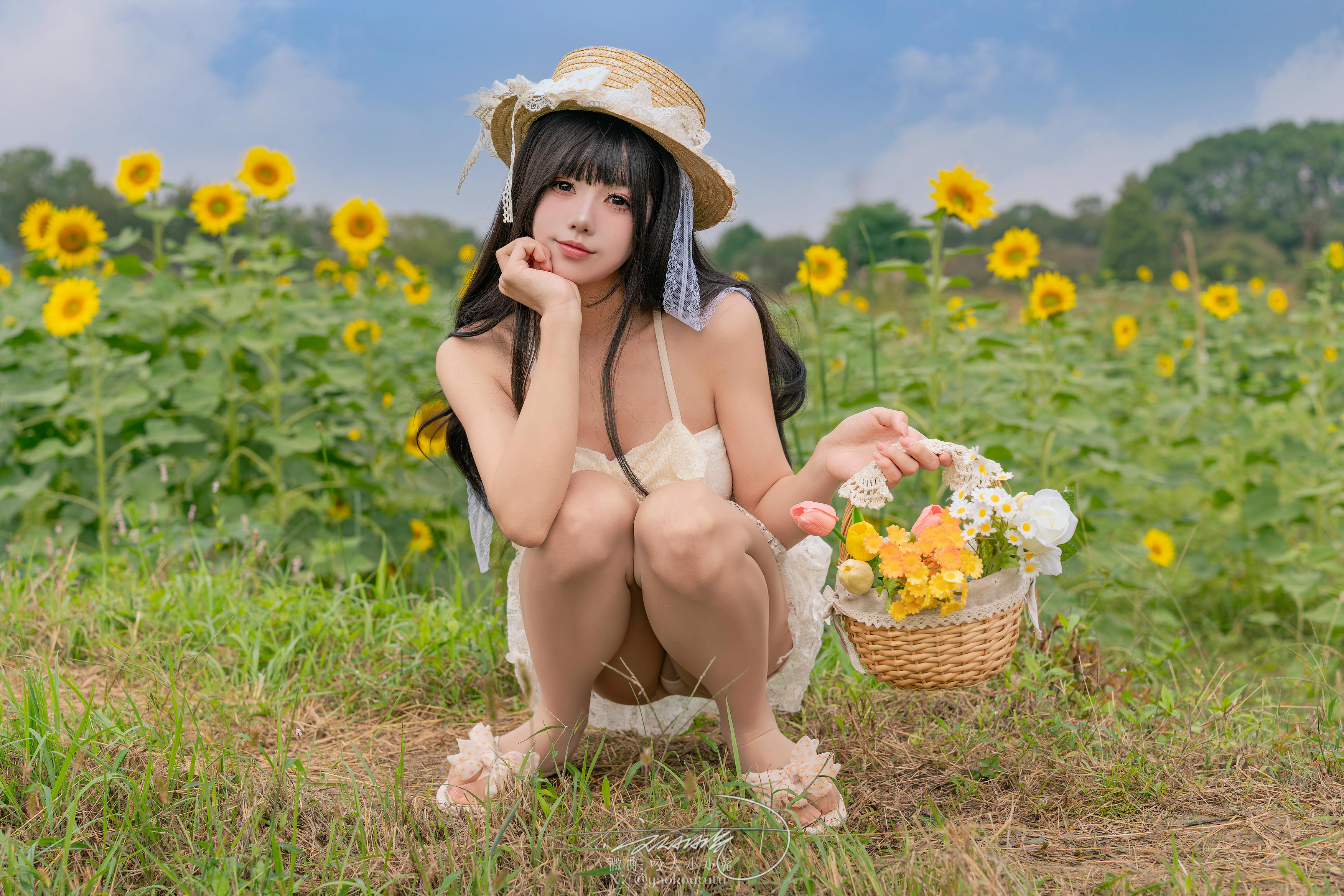 黏黏团子兔 NO.173 咬人小小兔 7月作品『夏の葵』Summertime [73P1V 1.52GB]_第1集