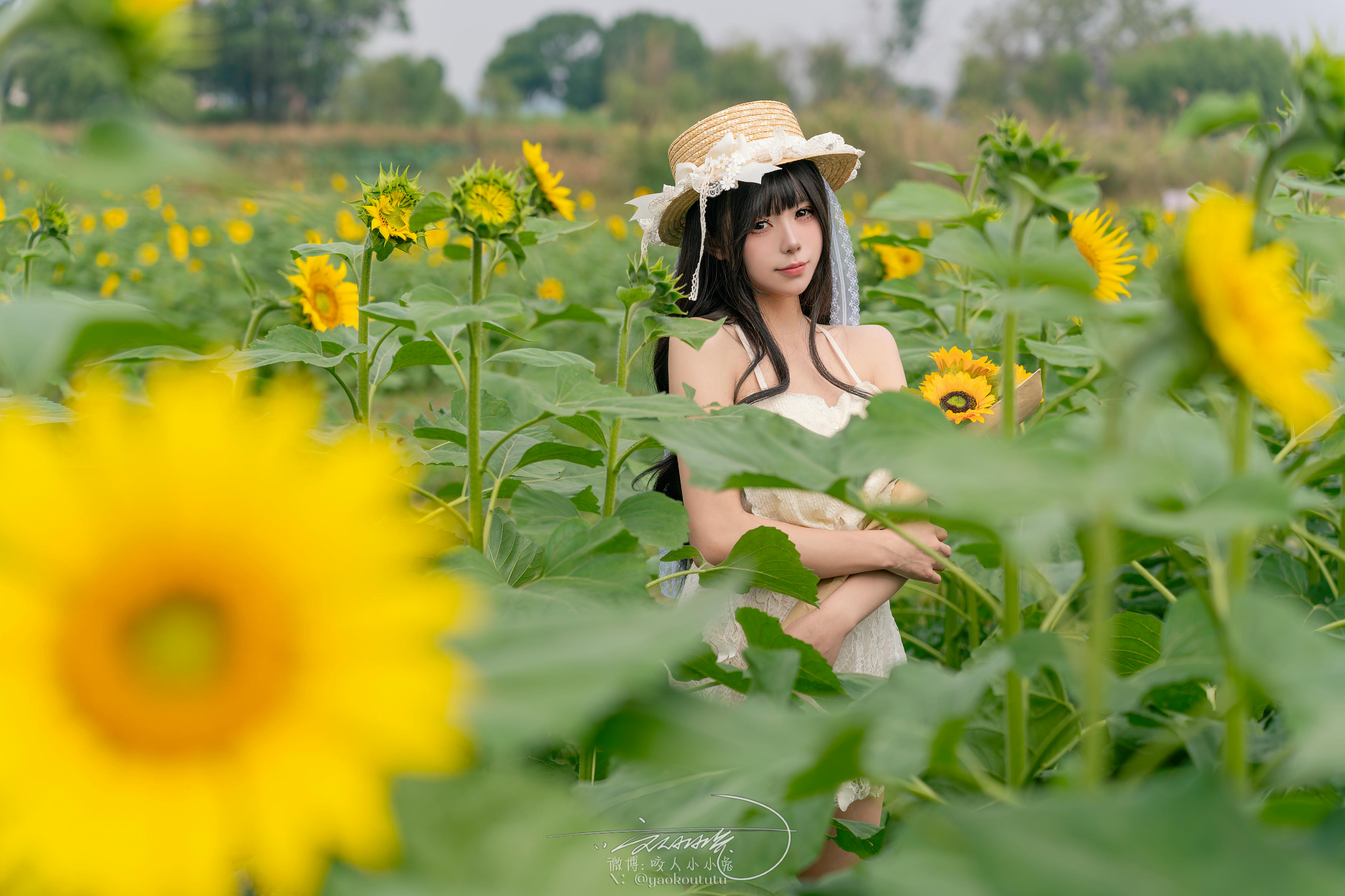 黏黏团子兔 NO.173 咬人小小兔 7月作品『夏の葵』Summertime [73P1V 1.52GB]_第2集