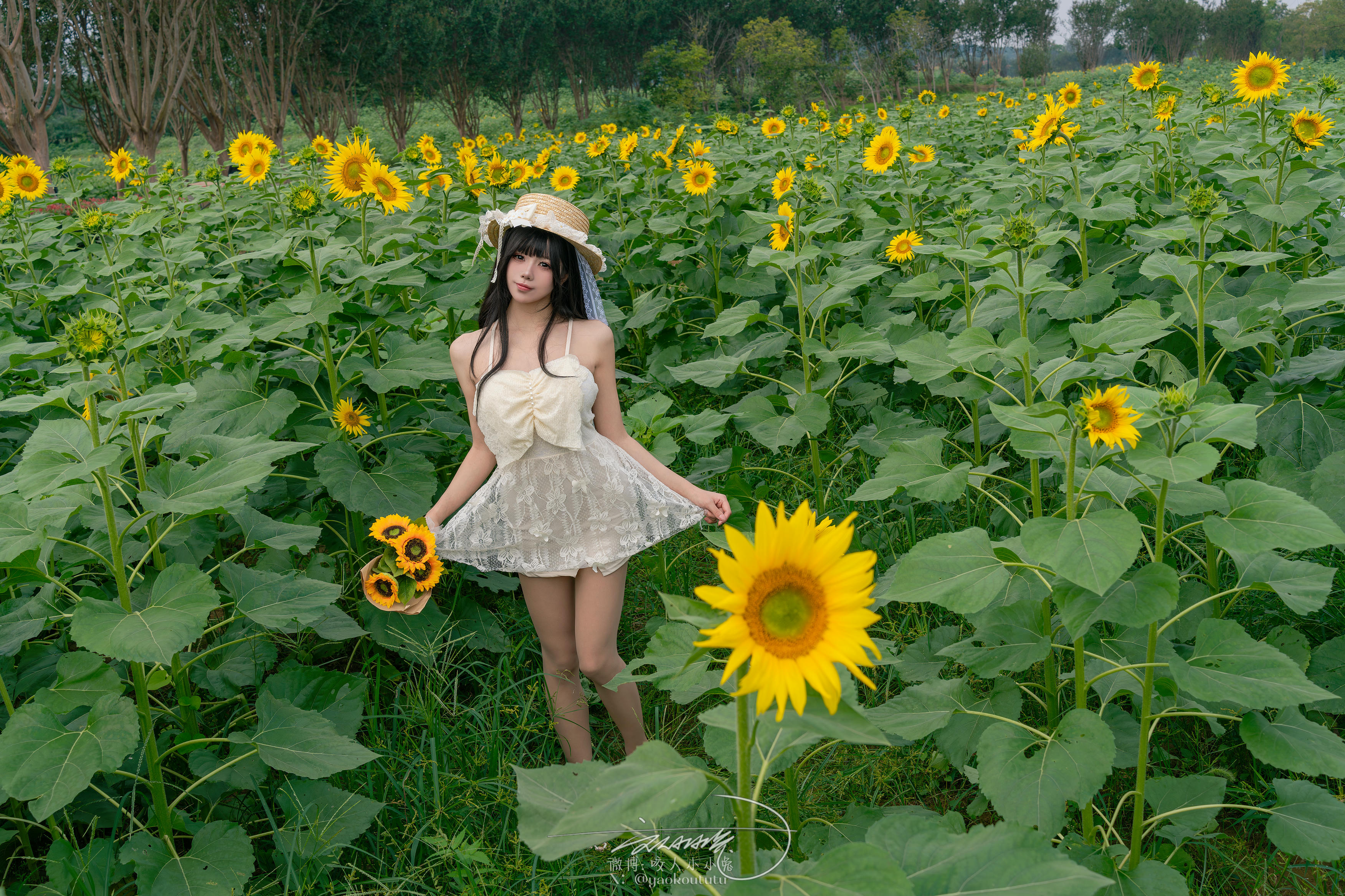 黏黏团子兔 NO.173 咬人小小兔 7月作品『夏の葵』Summertime [73P1V 1.52GB]_第2集