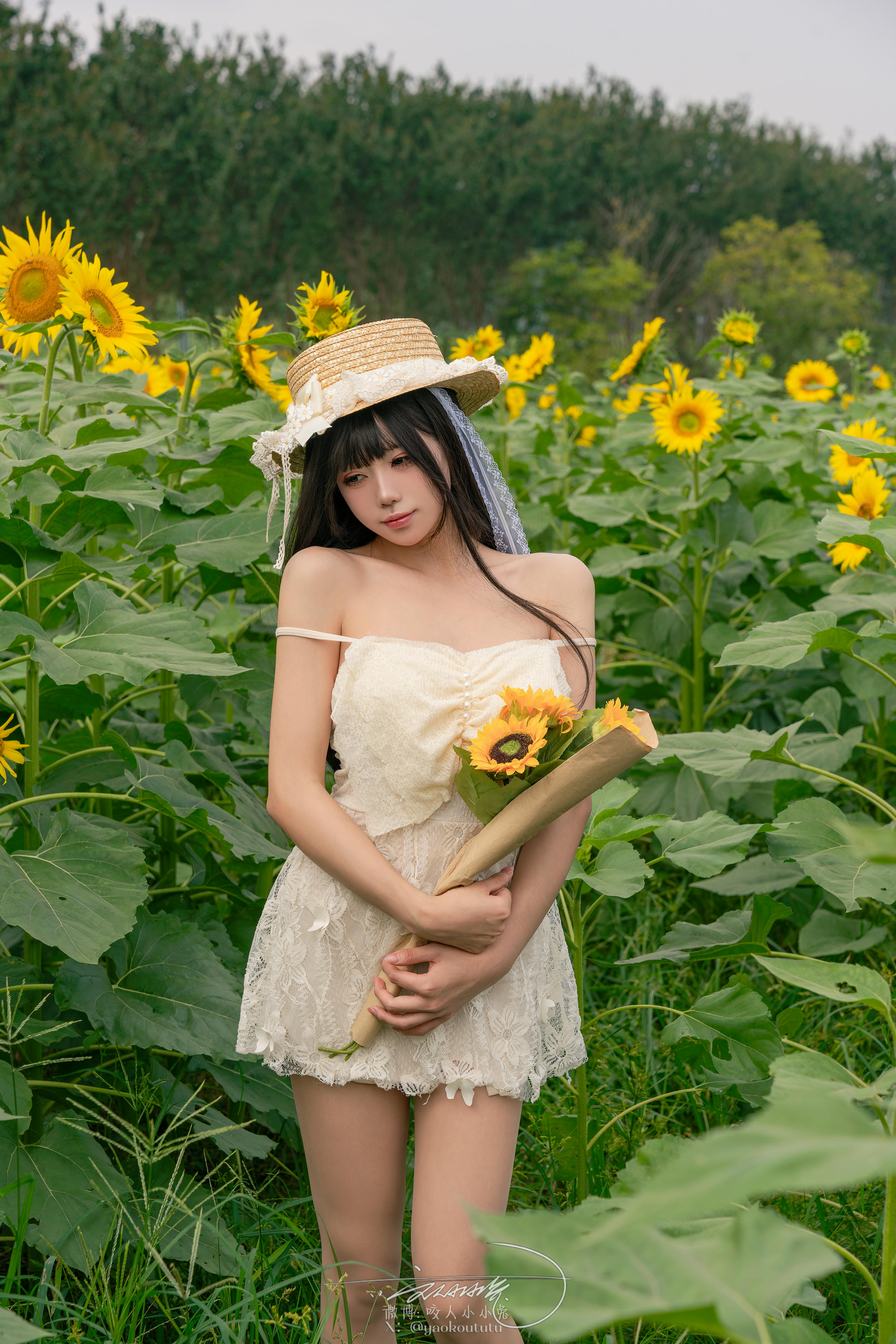 黏黏团子兔 NO.173 咬人小小兔 7月作品『夏の葵』Summertime [73P1V 1.52GB]_第2集