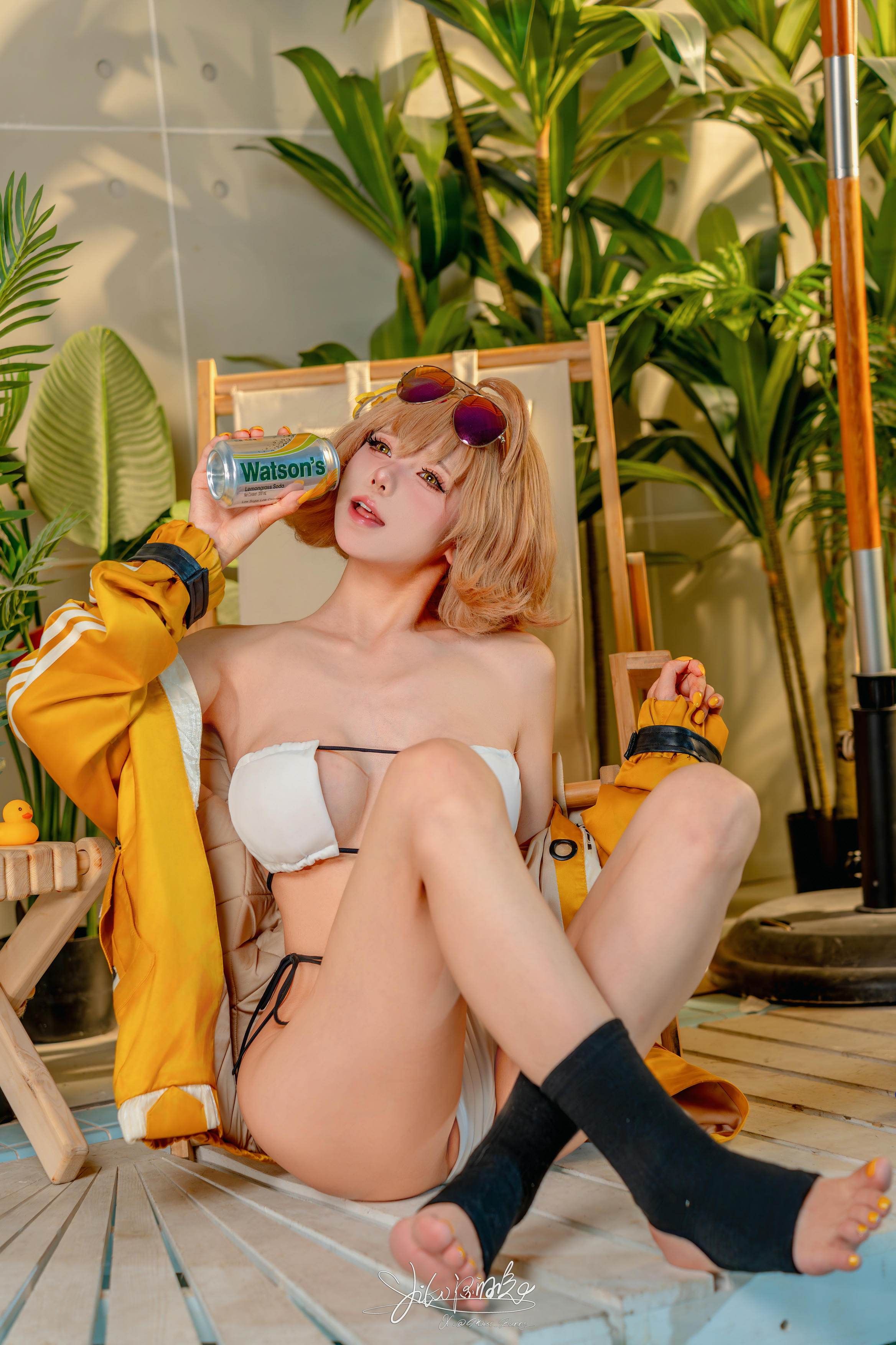 黏黏团子兔 NO.179 咬人小小兔 8月作品『闪耀夏日-阿尼斯』 恋爱告急 [80P1V-1.34GB]_第2集