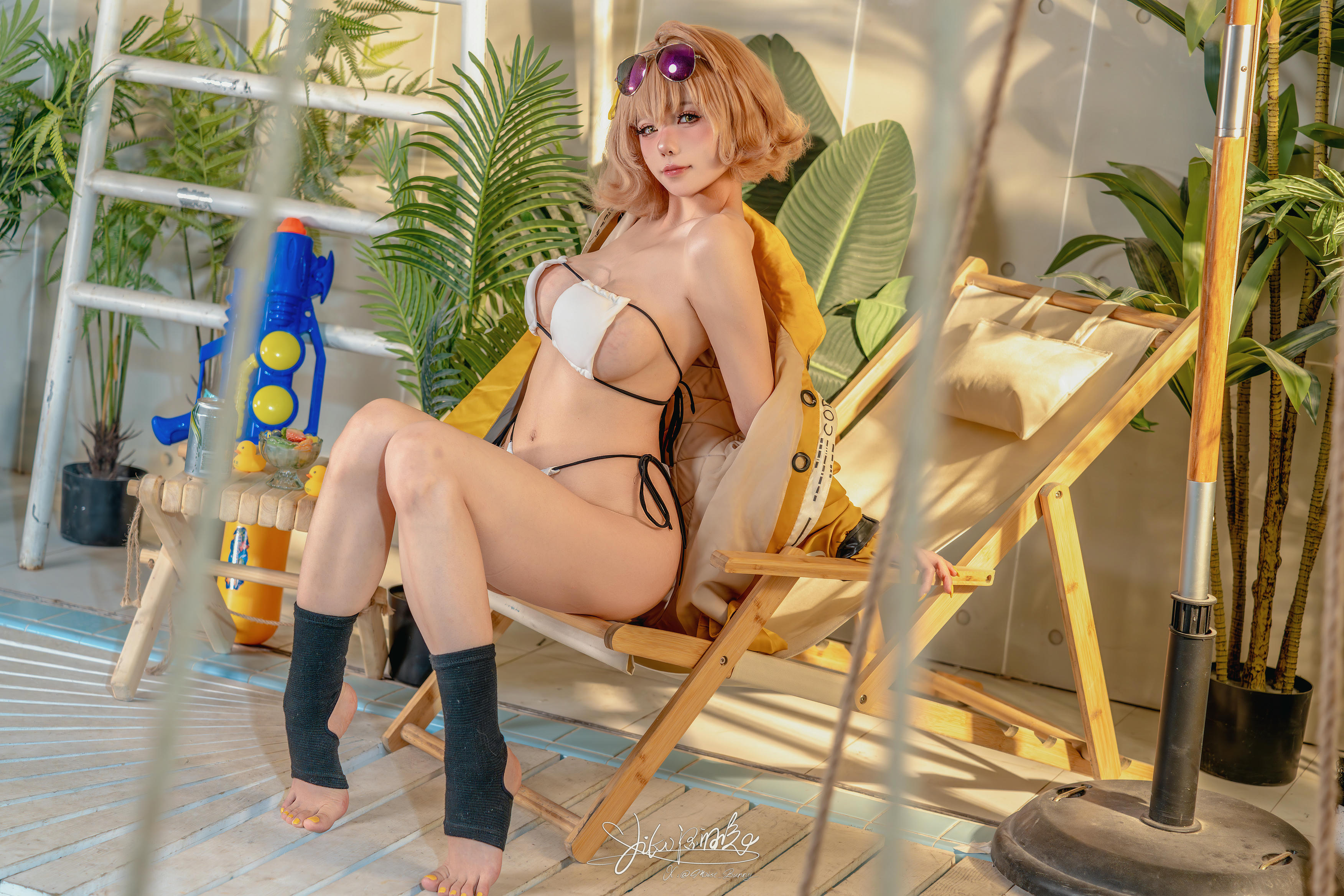 黏黏团子兔 NO.179 咬人小小兔 8月作品『闪耀夏日-阿尼斯』 恋爱告急 [80P1V-1.34GB]_第1集