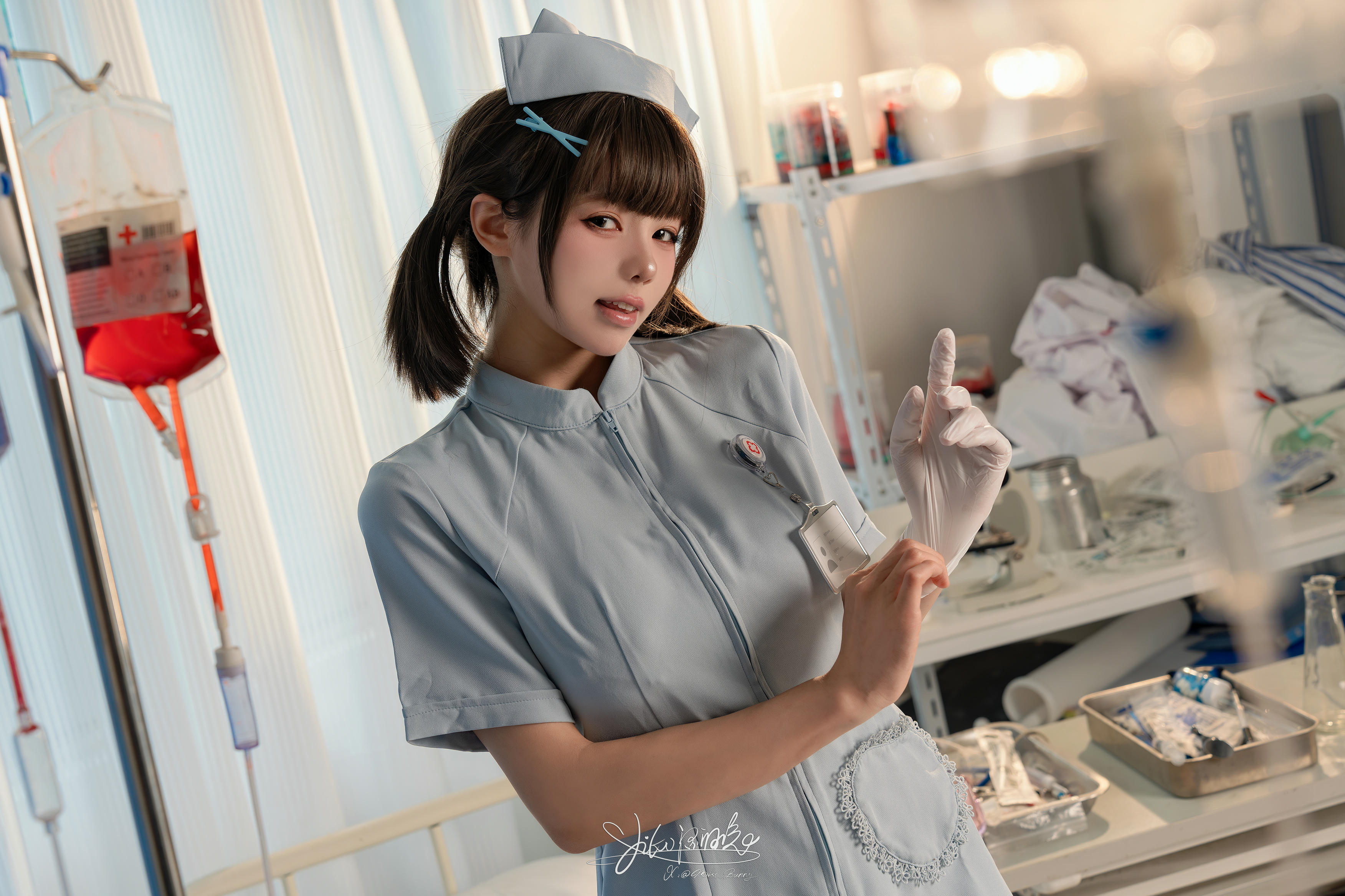 黏黏团子兔 NO.180 咬人小小兔 8月作品『妄想病栋』 你的猫咪 [82P1V-1.56GB]_第3集