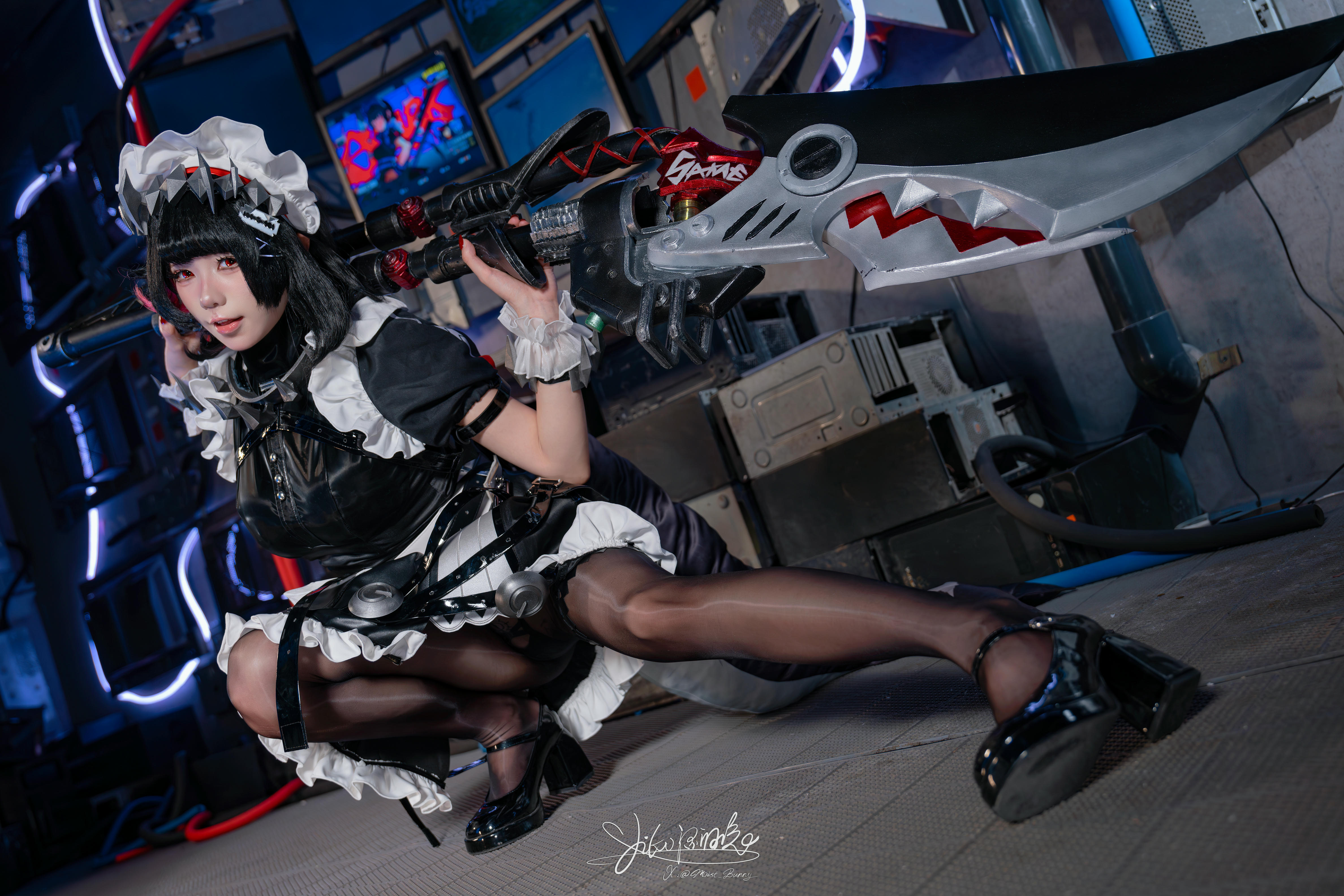 黏黏团子兔 NO.181 咬人小小兔 8月作品『慵懒逐浪-艾莲·乔』Summertime [79P1V-1.52GB]_第1集