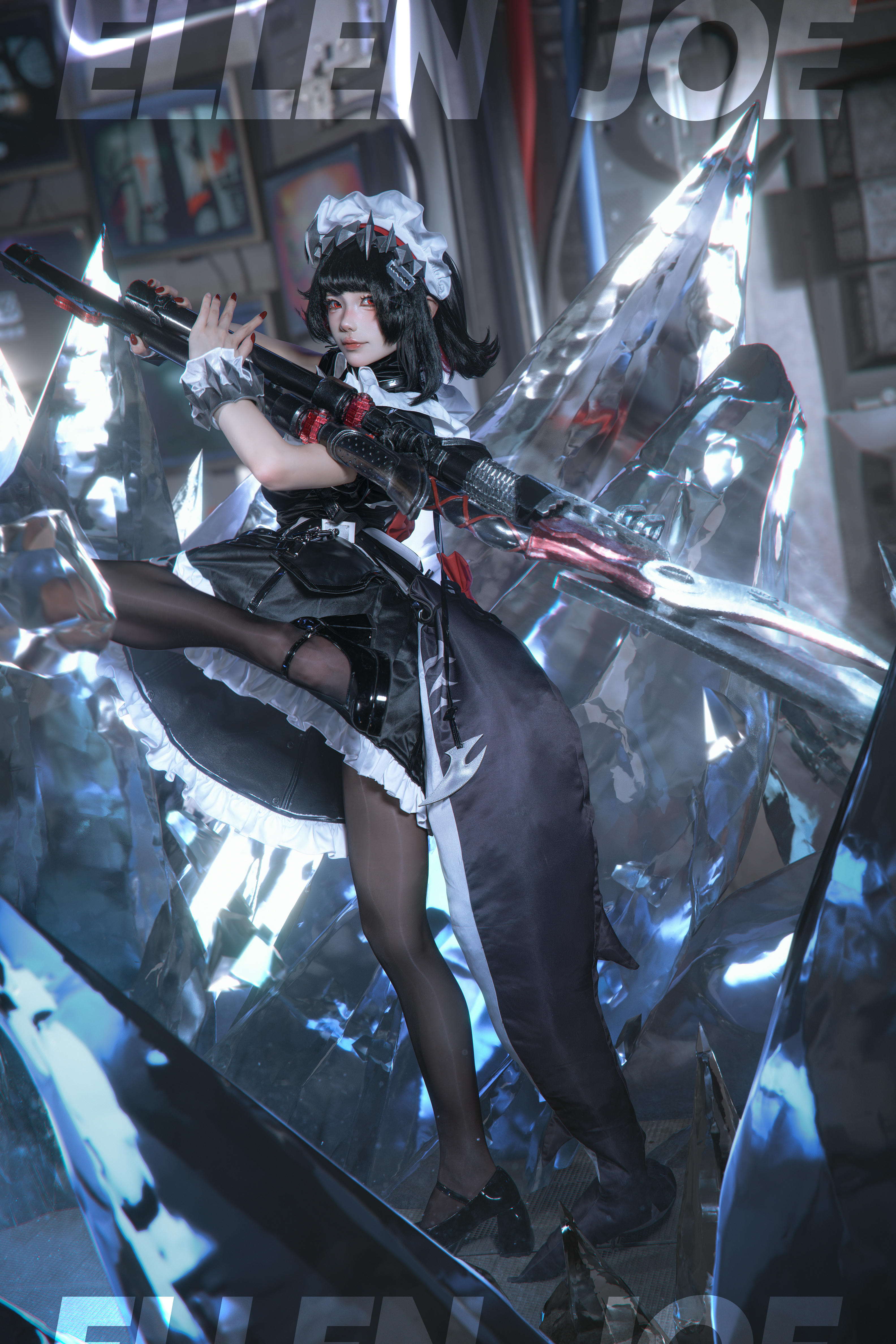 黏黏团子兔 NO.181 咬人小小兔 8月作品『慵懒逐浪-艾莲·乔』Summertime [79P1V-1.52GB]_第4集