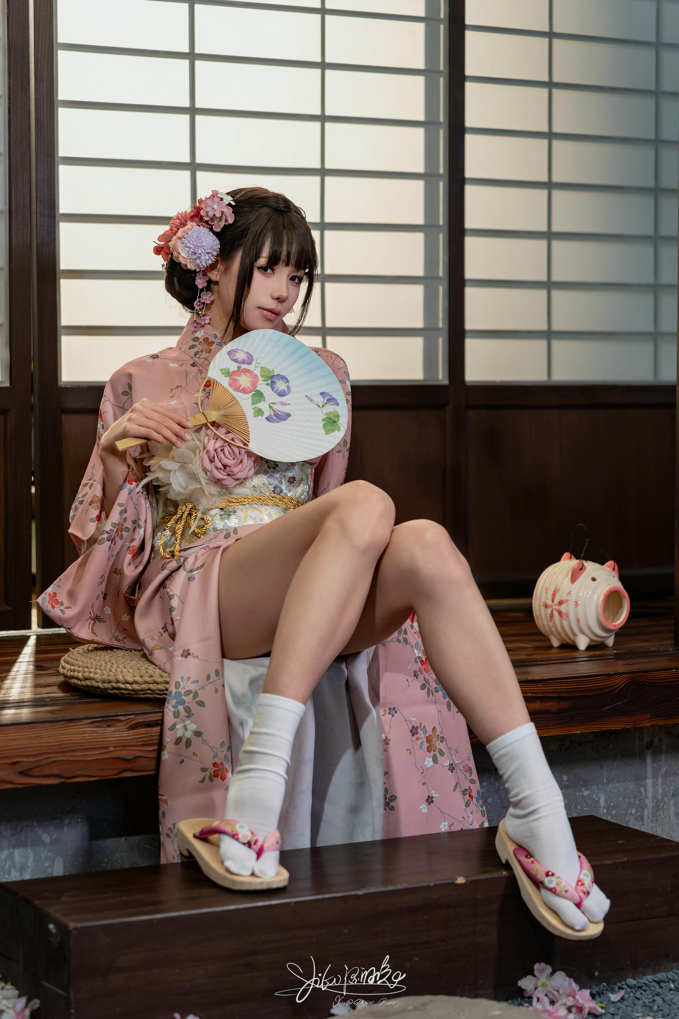 黏黏团子兔 NO.183 咬人小小兔 8月作品『温泉の女将』 燕无歇 [77P+1V 1.52GB]_第1集