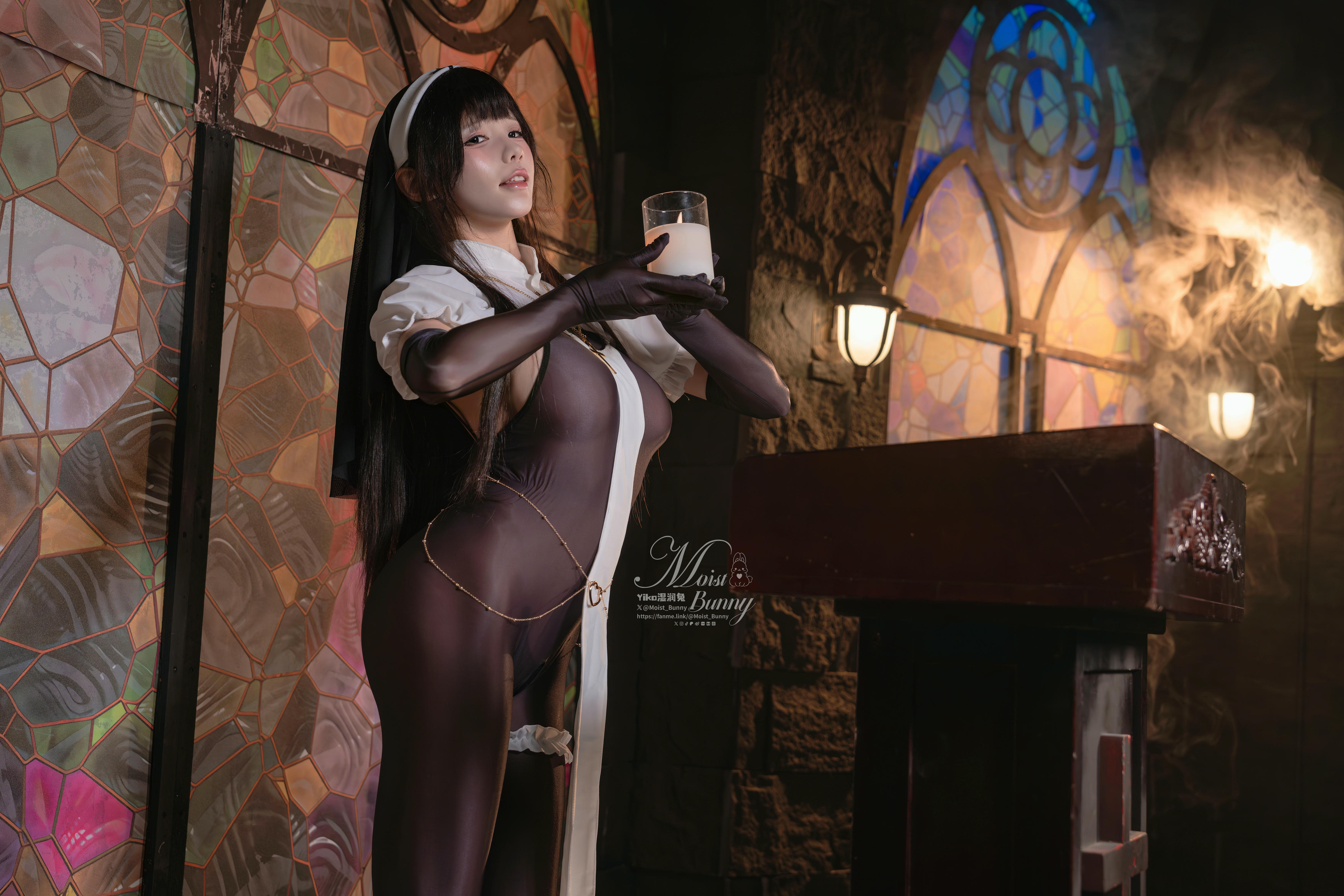 Yiko湿润兔 NO.210 25.01月作品『布道圣女』傲慢扭胯舞 [72P1V 1.71GB]_第1集