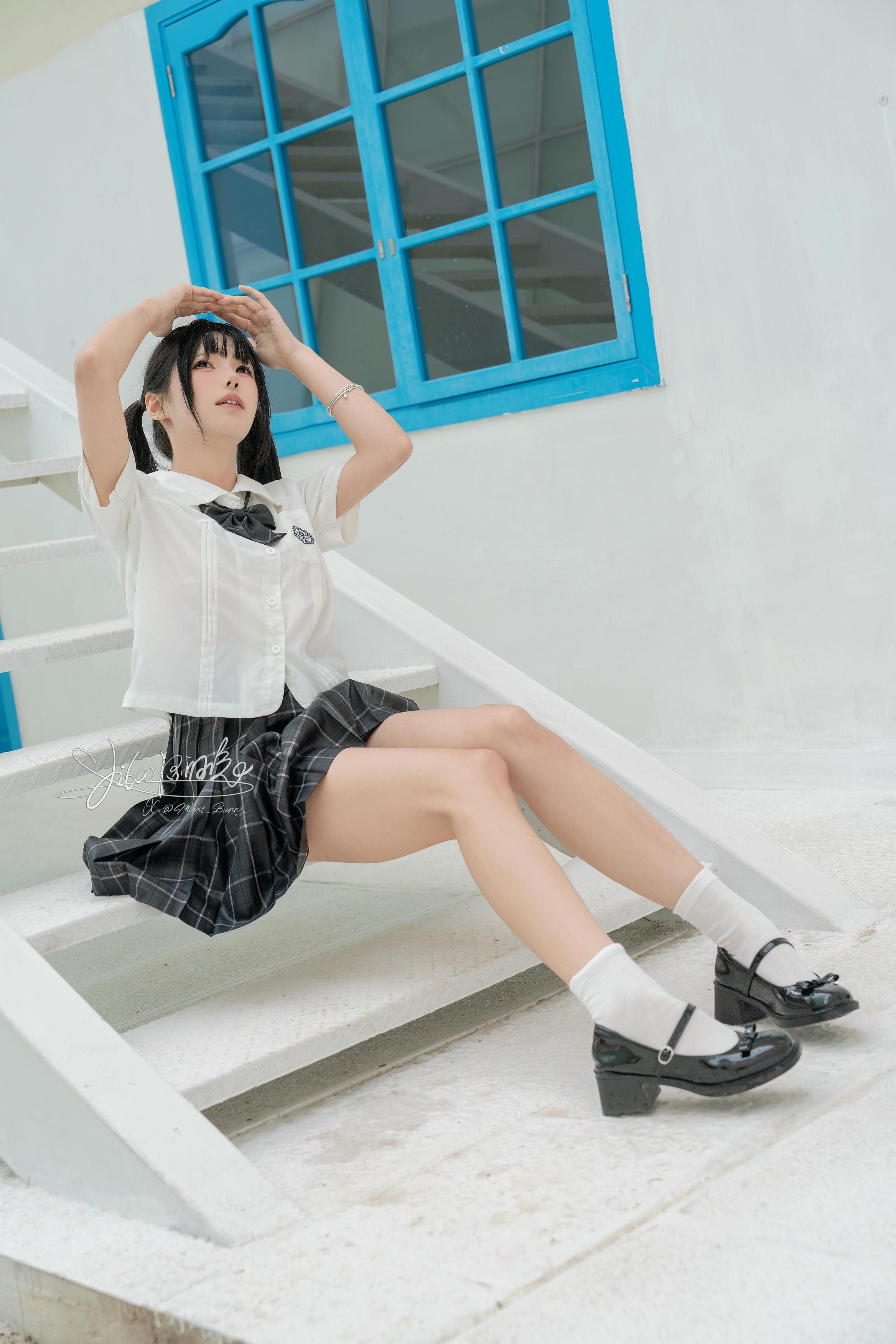 Yiko湿润兔 NO.192 24.10月作品『雨后小故事』B WITH B[89P1V 1.69GB]_第1集