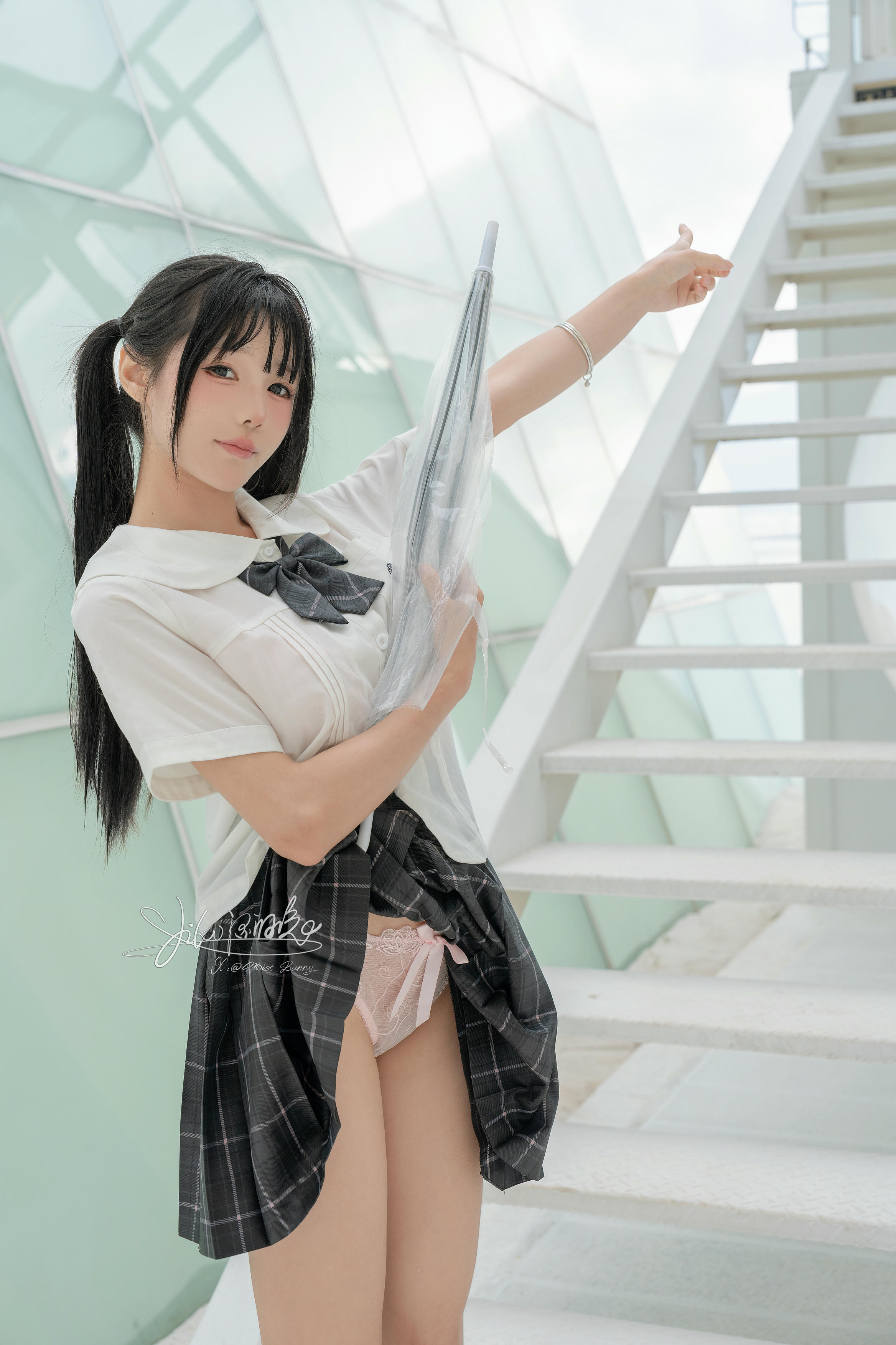 Yiko湿润兔 NO.192 24.10月作品『雨后小故事』B WITH B[89P1V 1.69GB]_第1集