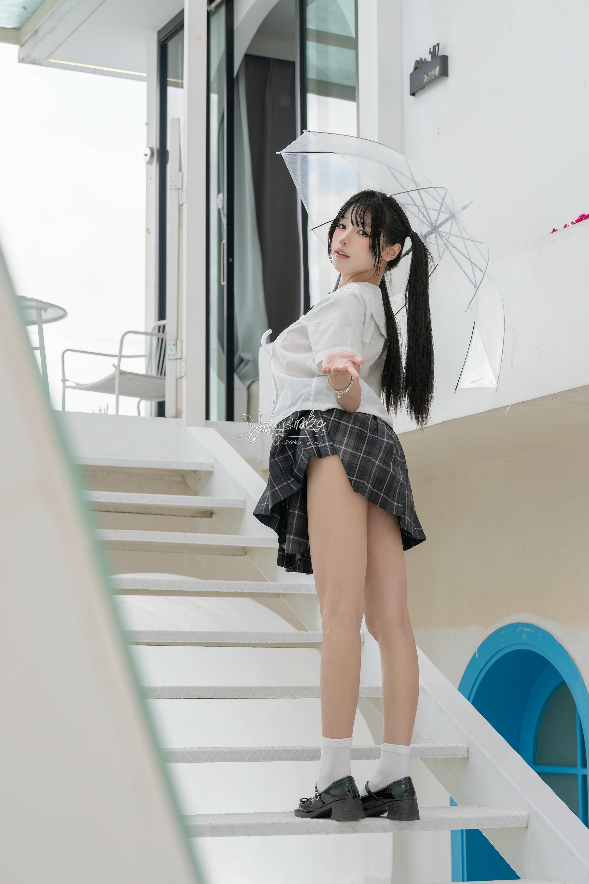 Yiko湿润兔 NO.192 24.10月作品『雨后小故事』B WITH B[89P1V 1.69GB]_第1集