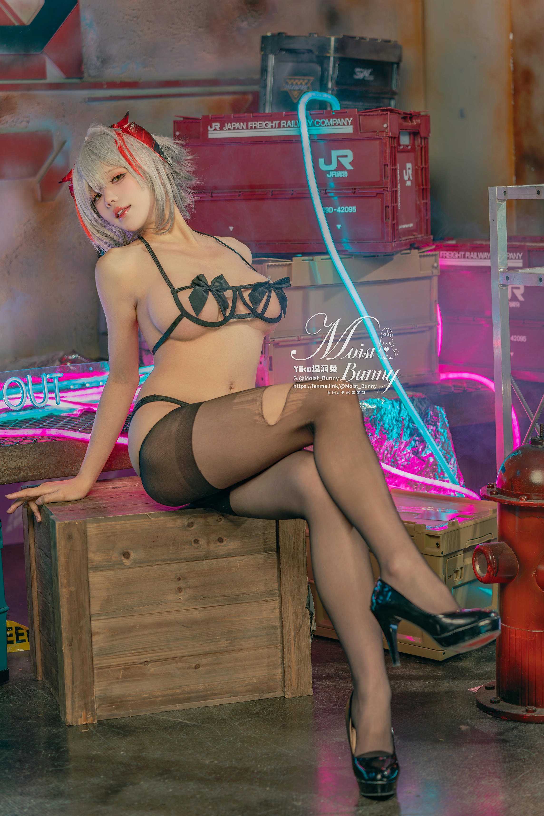 Yiko湿润兔 NO.214 25.02月作品『愚夜密函-W』[71P1V 1.29GB]_第3集