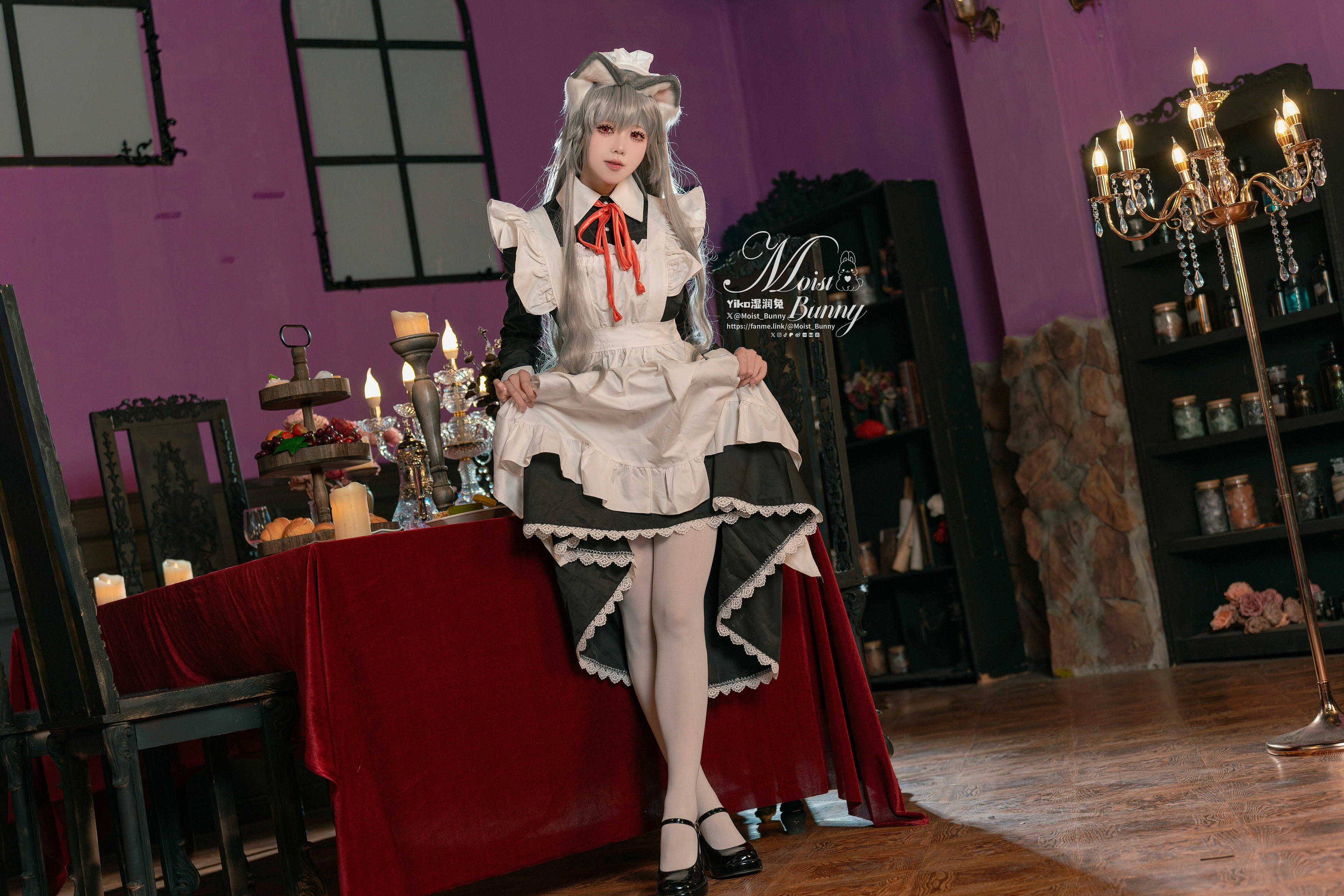 Yiko湿润兔 NO.216 25.02月月票特典『菲奇子女仆』[43P1V 2.06G]_第1集