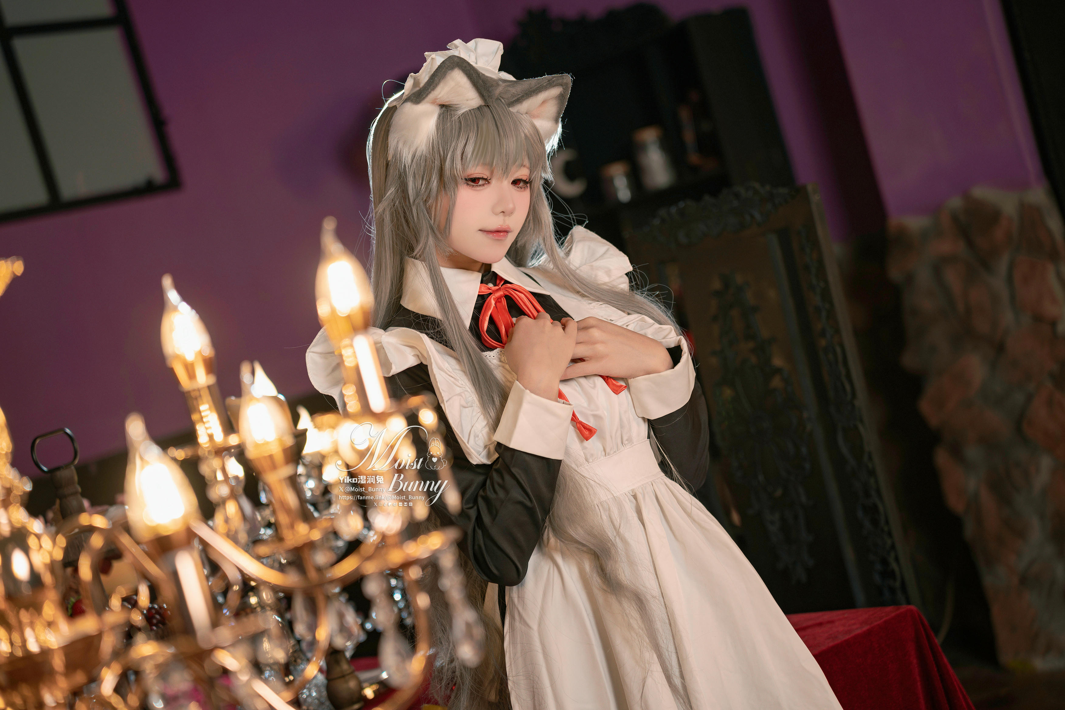 Yiko湿润兔 NO.216 25.02月月票特典『菲奇子女仆』[43P1V 2.06G]_第1集