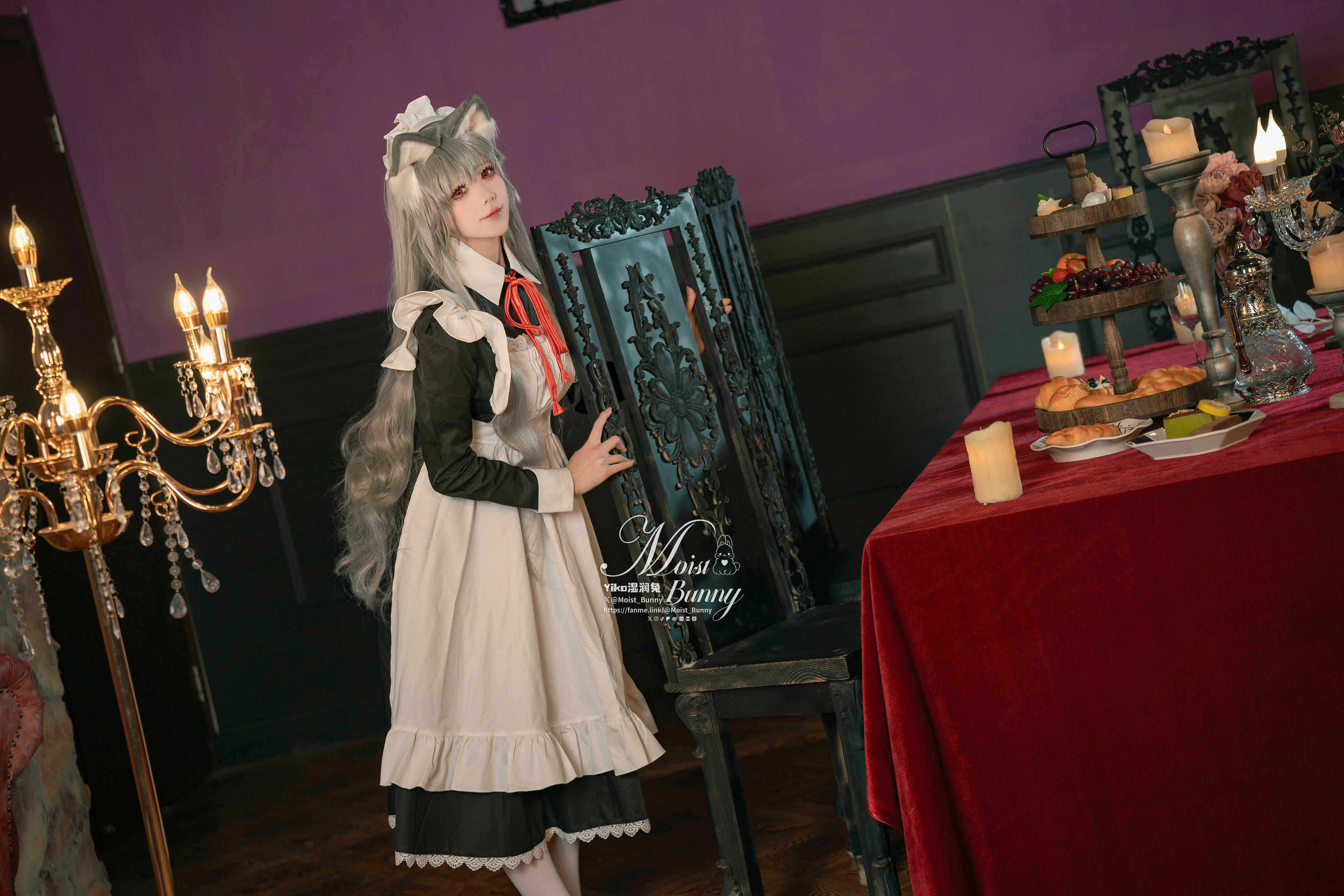 Yiko湿润兔 NO.216 25.02月月票特典『菲奇子女仆』[43P1V 2.06G]_第1集