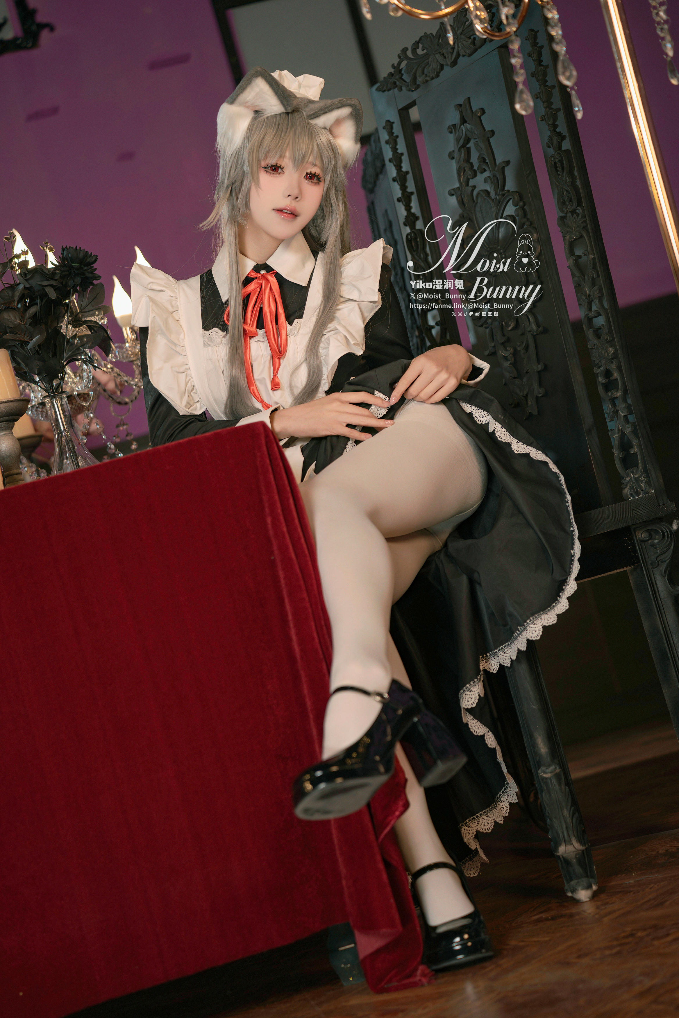 Yiko湿润兔 NO.216 25.02月月票特典『菲奇子女仆』[43P1V 2.06G]_第1集