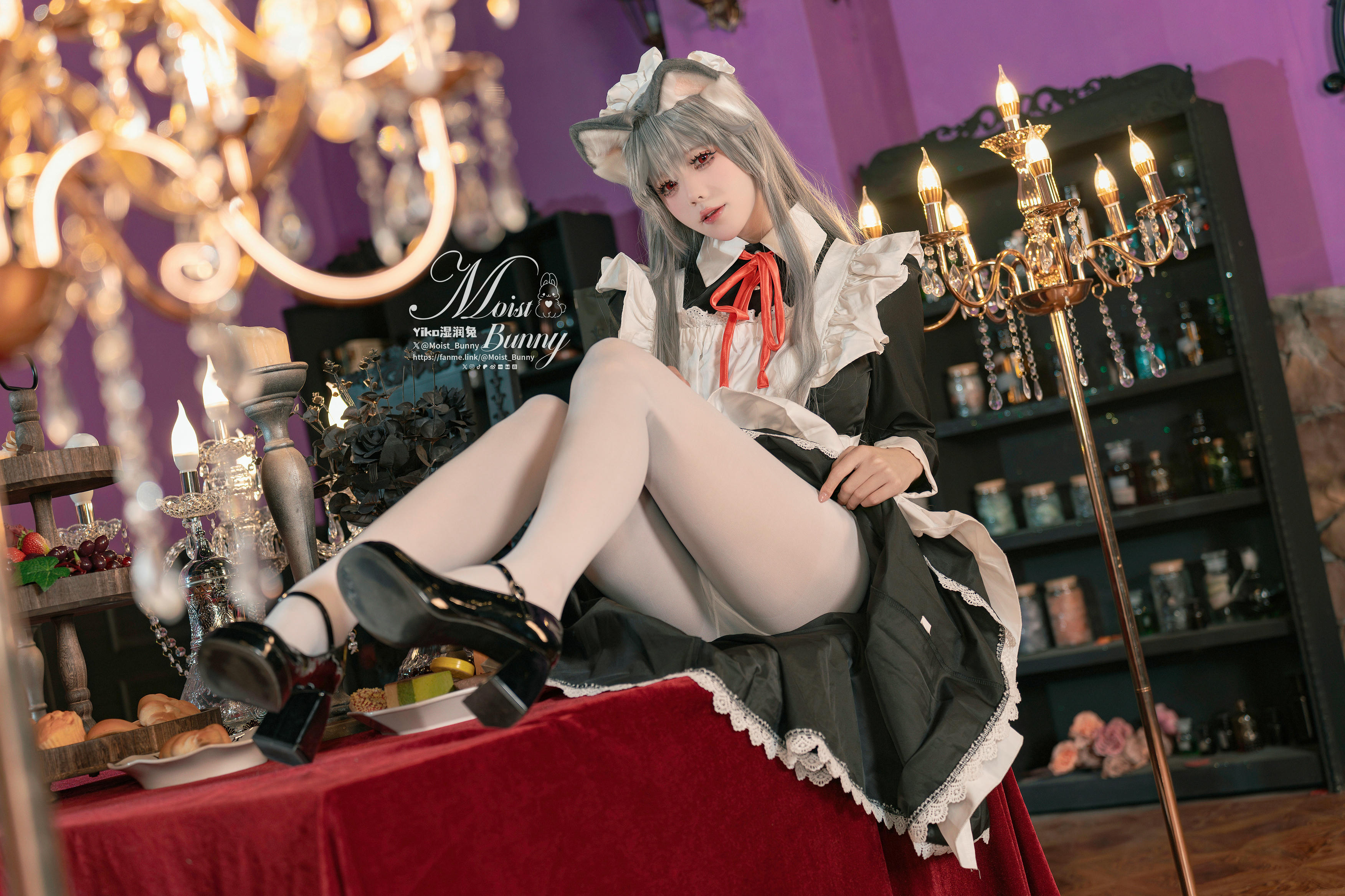 Yiko湿润兔 NO.216 25.02月月票特典『菲奇子女仆』[43P1V 2.06G]_第1集