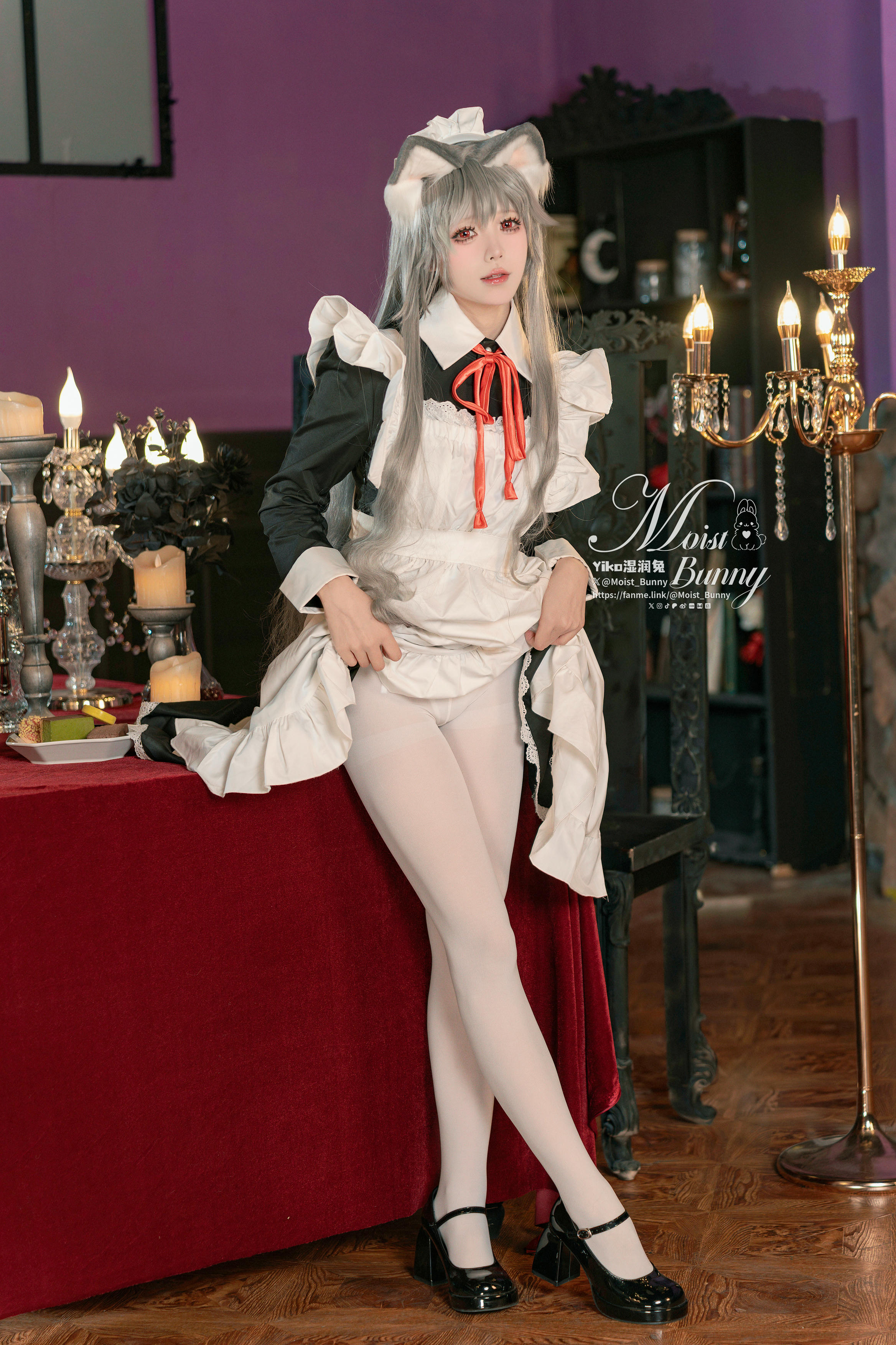 Yiko湿润兔 NO.216 25.02月月票特典『菲奇子女仆』[43P1V 2.06G]_第1集